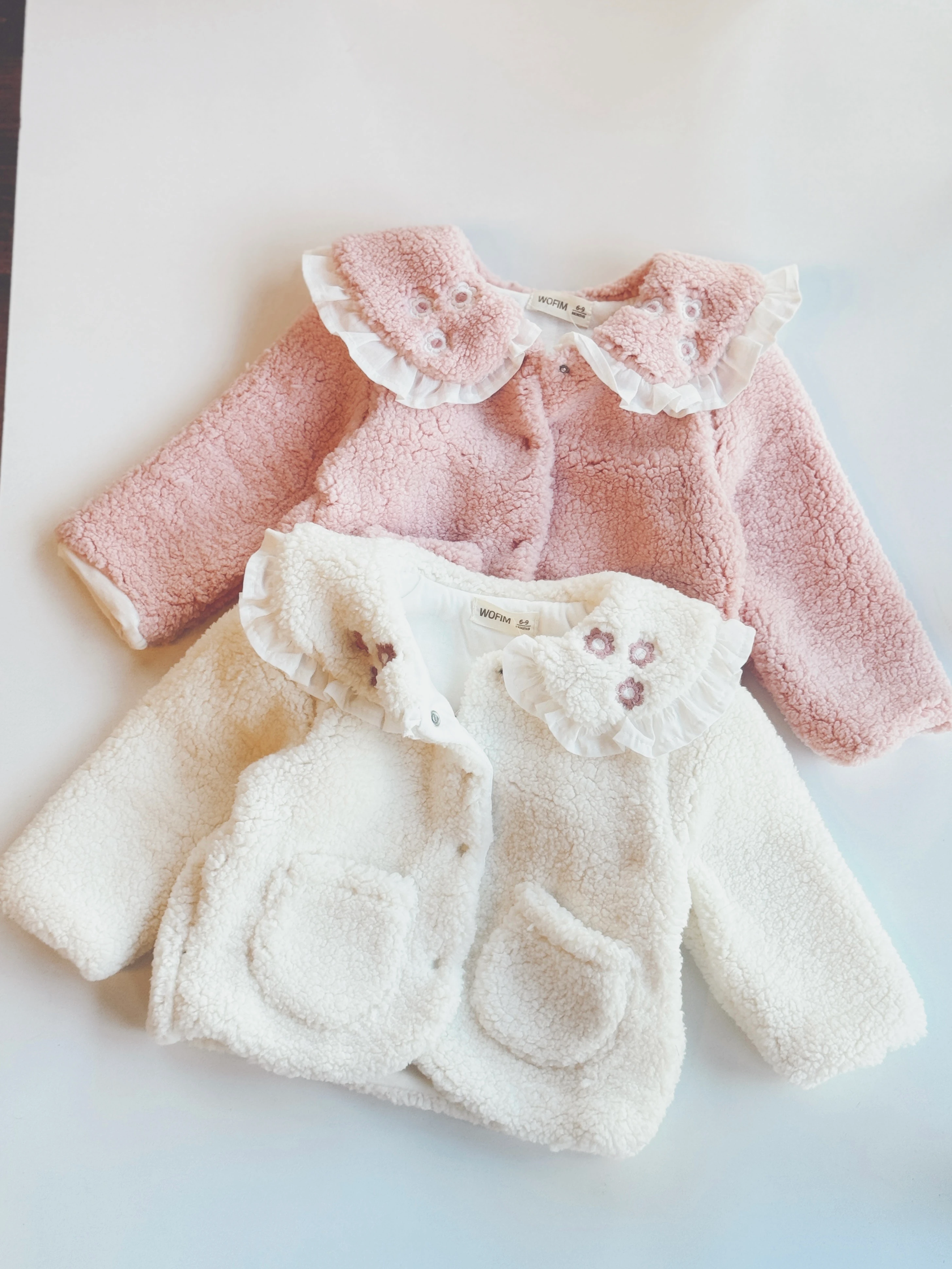 Kız Bebek Peluş Ceket 