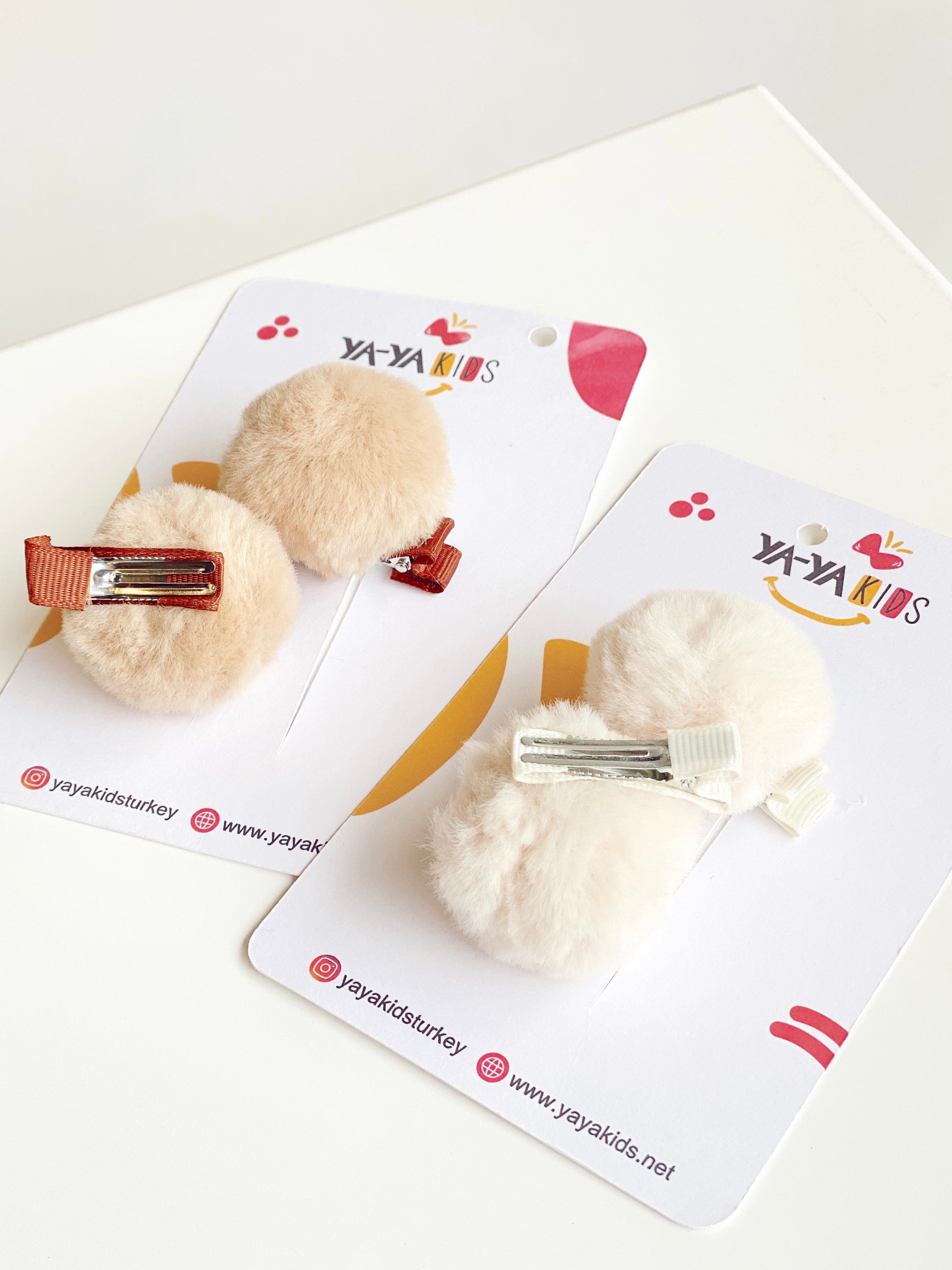 Peluş Ponpon Detay 2’li Pens Toka