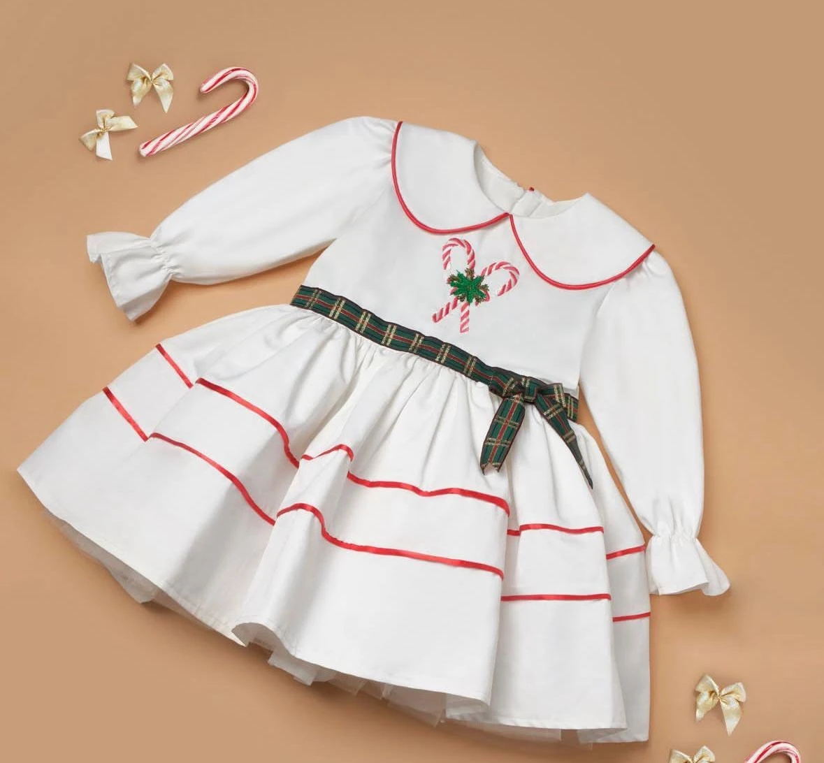 CHRİSTİMAS Nakış Detay Elbise (Kargo Çıkış Tarihi 20.12.2025)