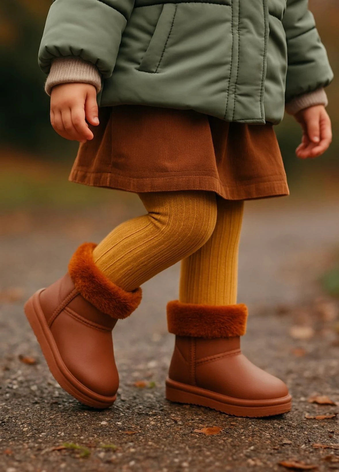 Kız Çocuk İçi Kürklü Yağmur Botu 