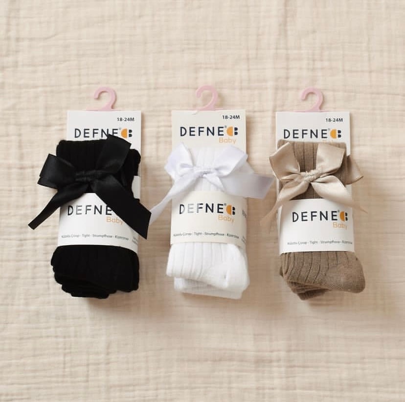 Soft  Fiyonk Detay Çocuk Külotlu Çorap