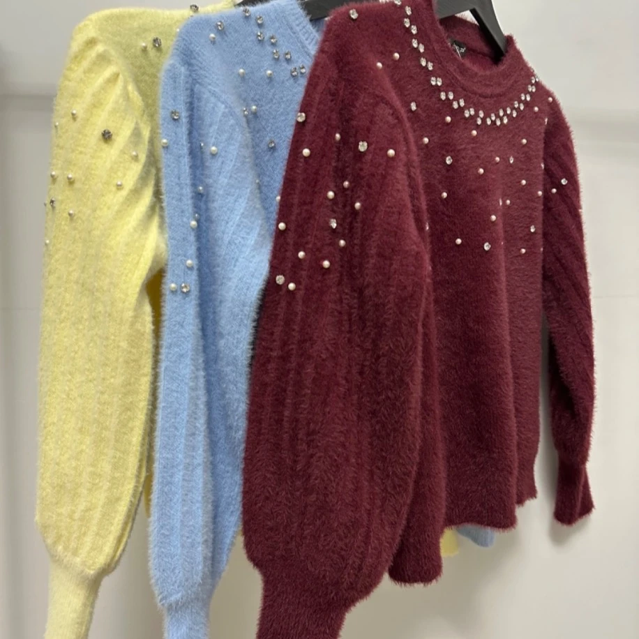 Taş İşlemeli Yumoş Kazak