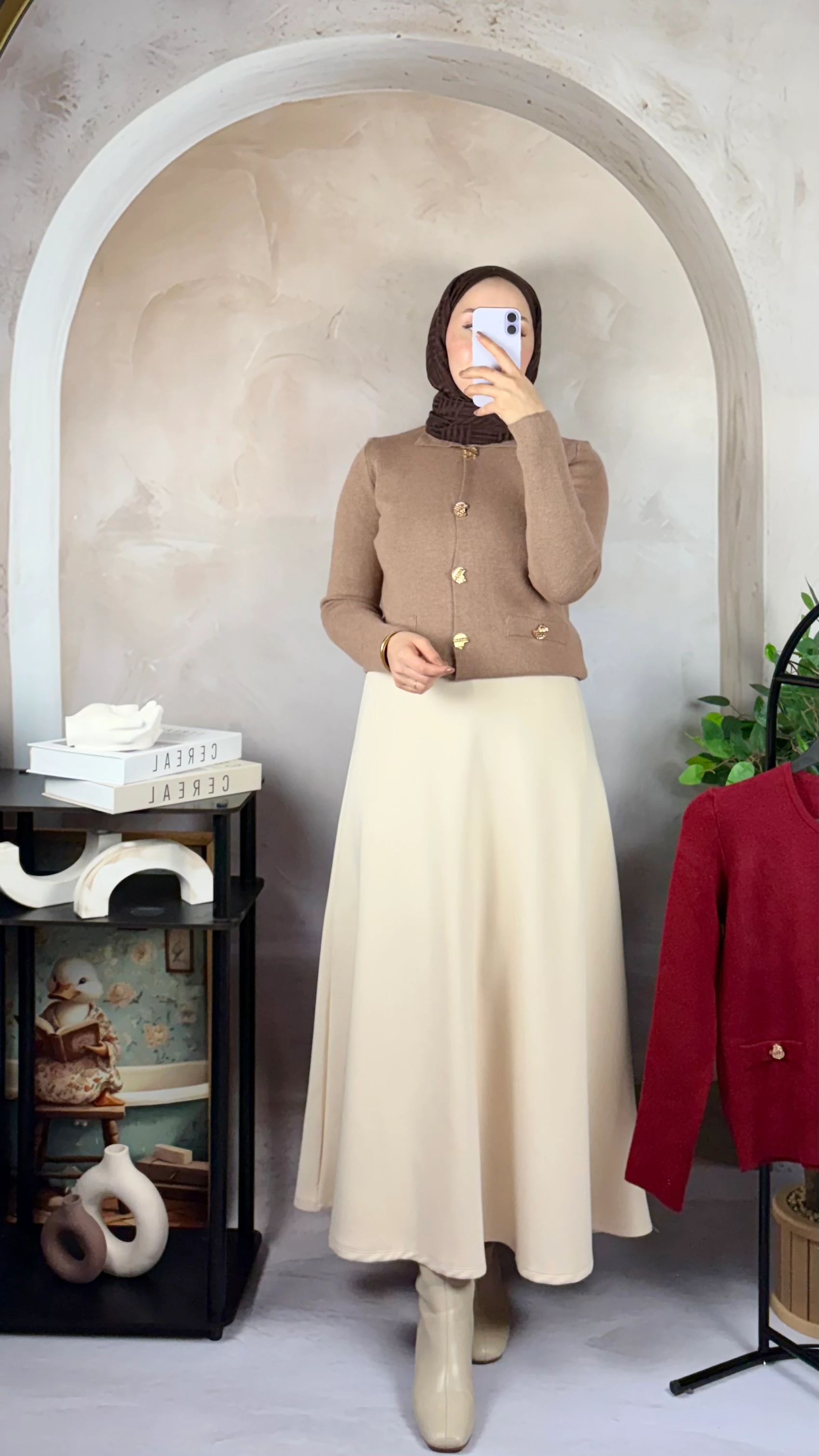 Düğmeli Triko Hırka