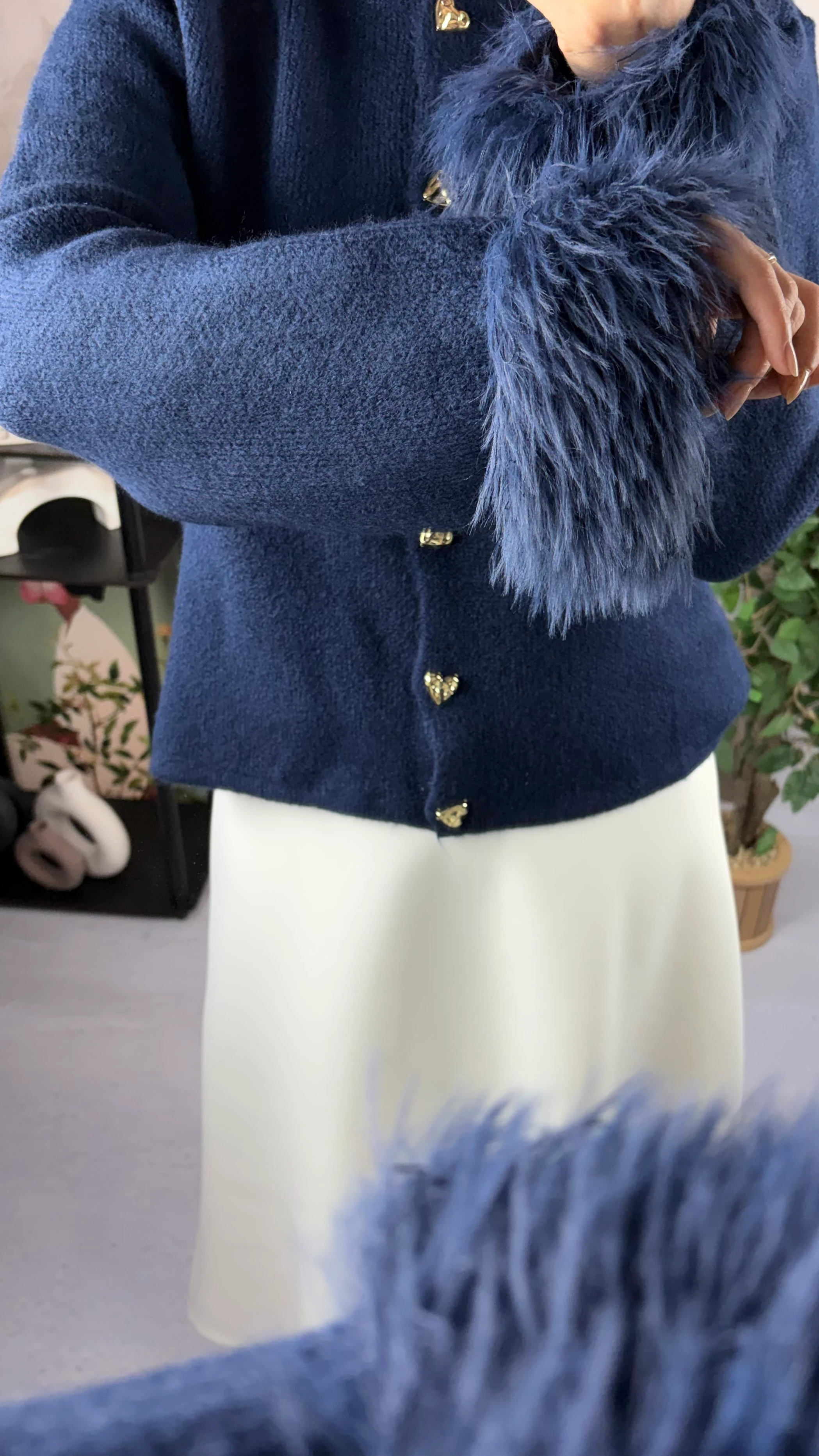 Tüylü Yumoş Hırka