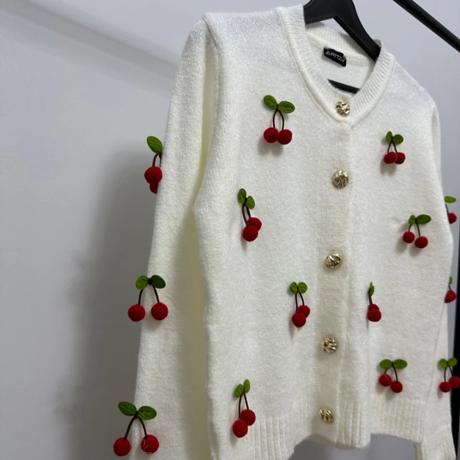 Kirazlı Yumoş Hırka