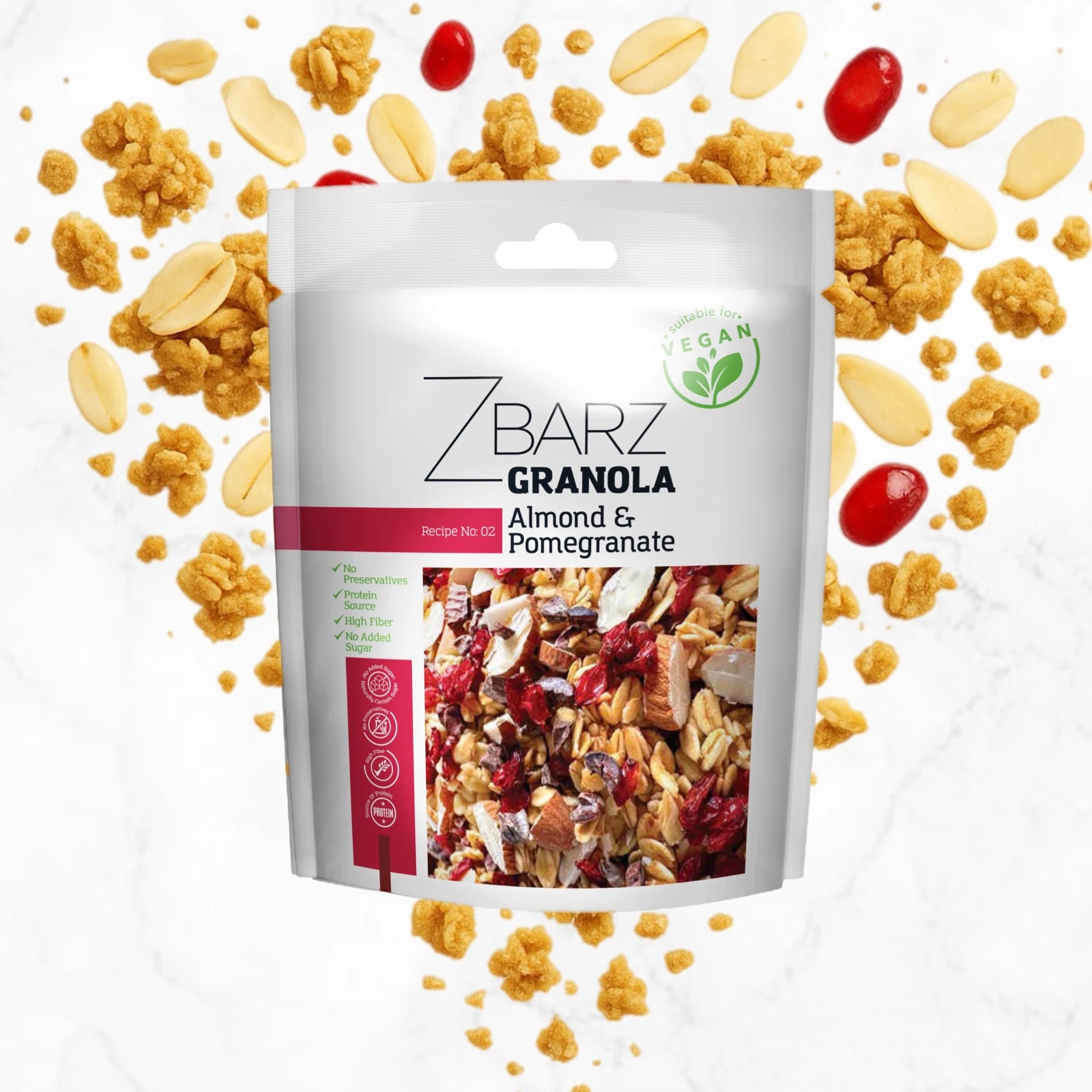 Bademli, Narlı Granola - 200gr