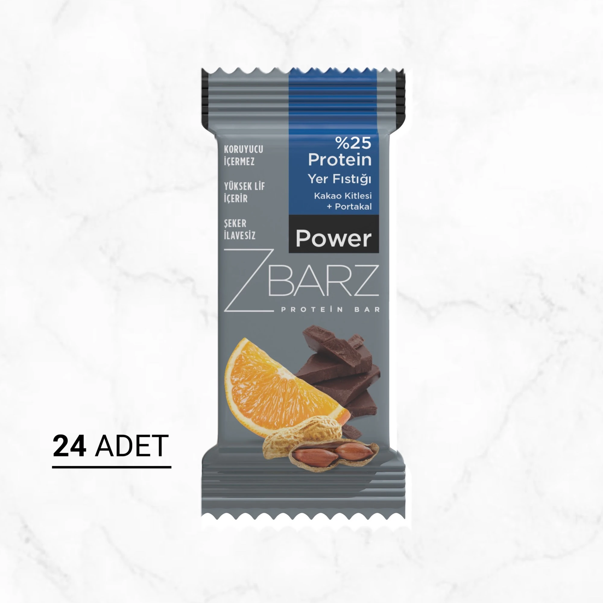 Power Yer Fıstıklı Protein Bar - Yer Fıstıklı Protein Bar x2