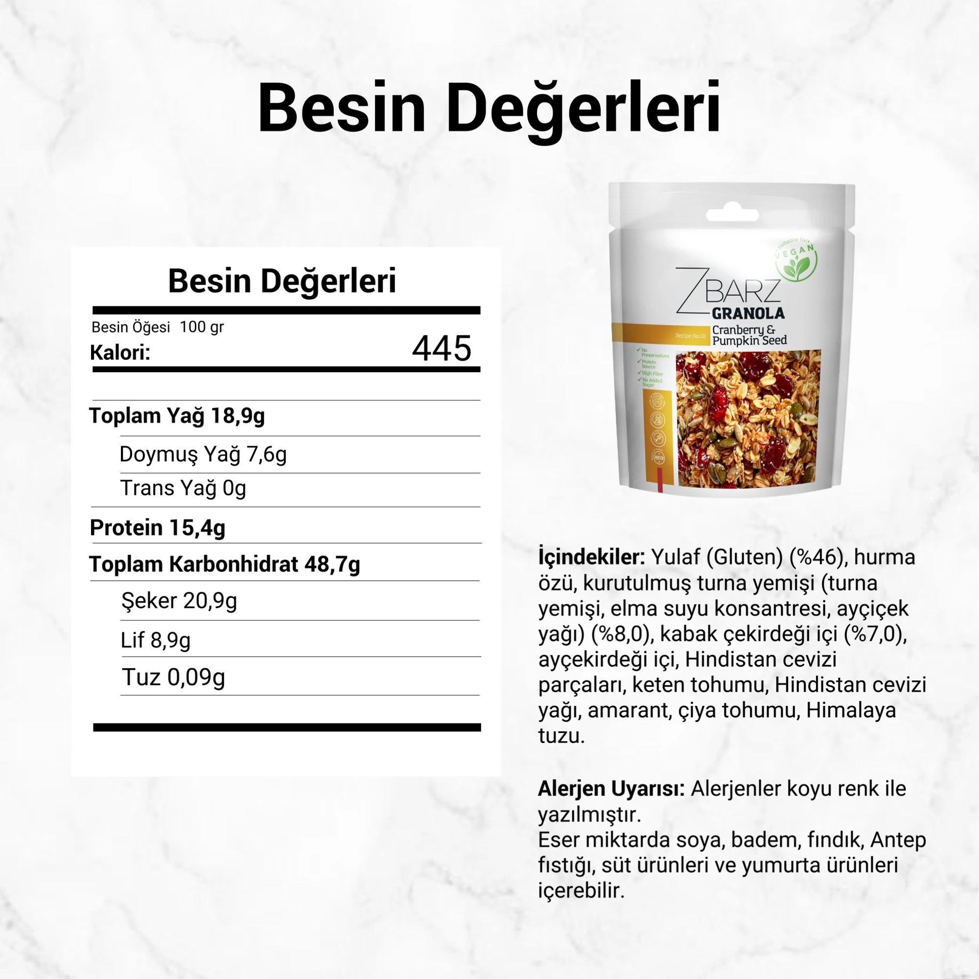 Bademli, Narlı Granola - 200gr