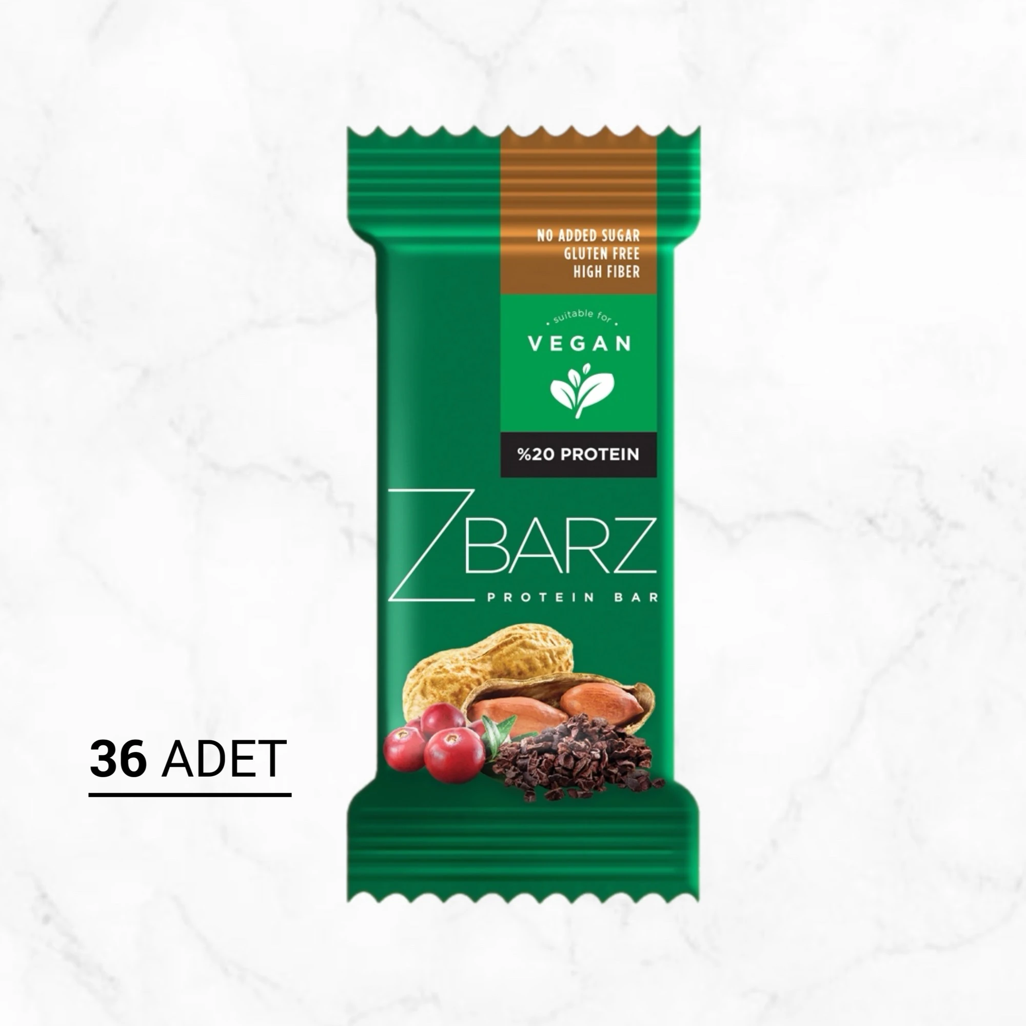 Yer Fıstıklı Vegan Proteinli Meyve Barı - x3