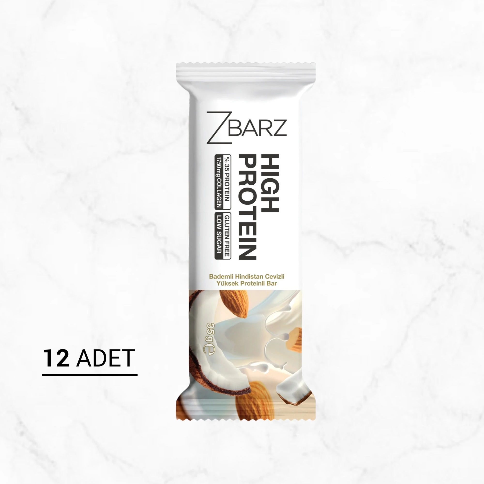 Bademli Hindistan Cevizli Yüksek Proteinli Bar