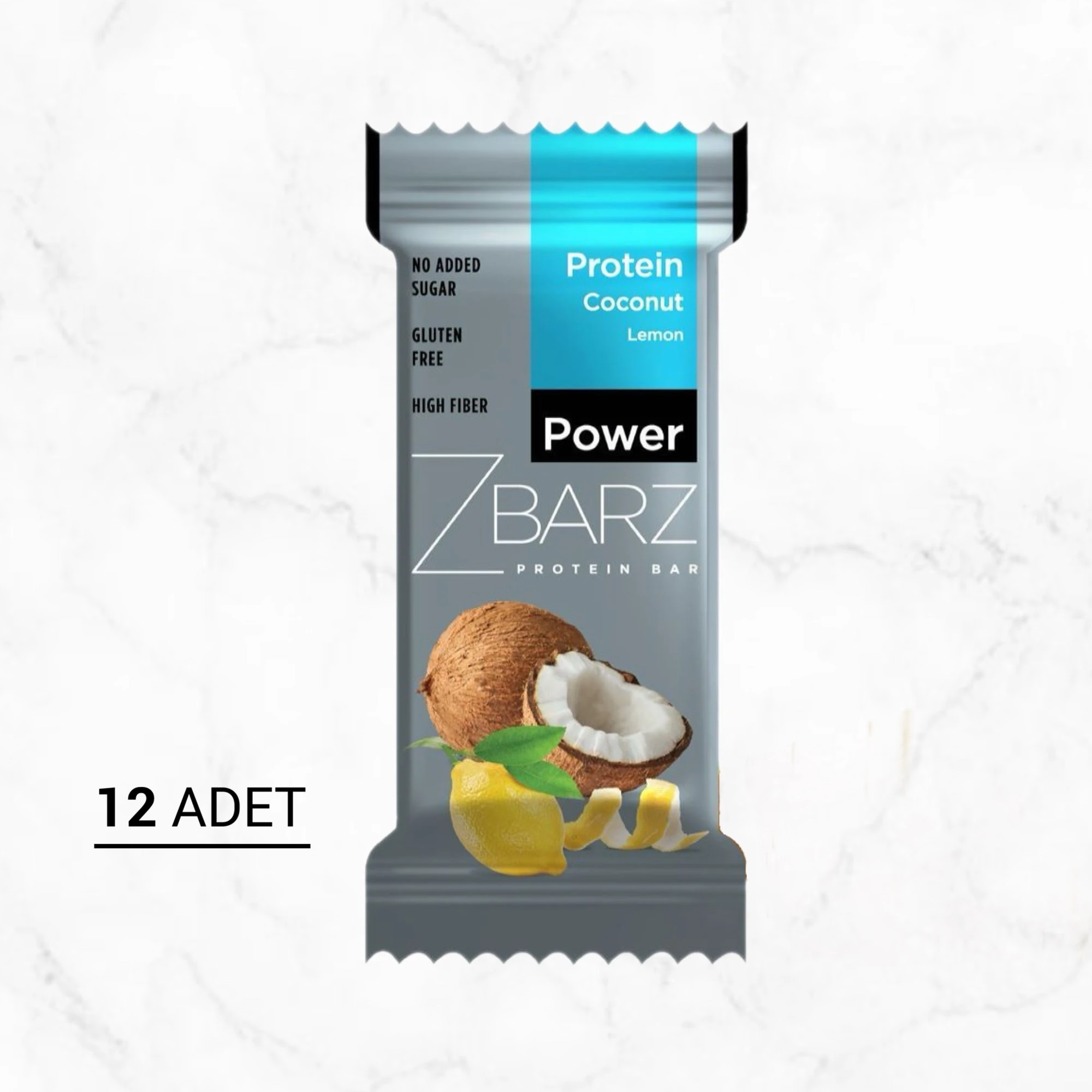 Power Limonlu Hindistan Cevizli Protein Bar - x1