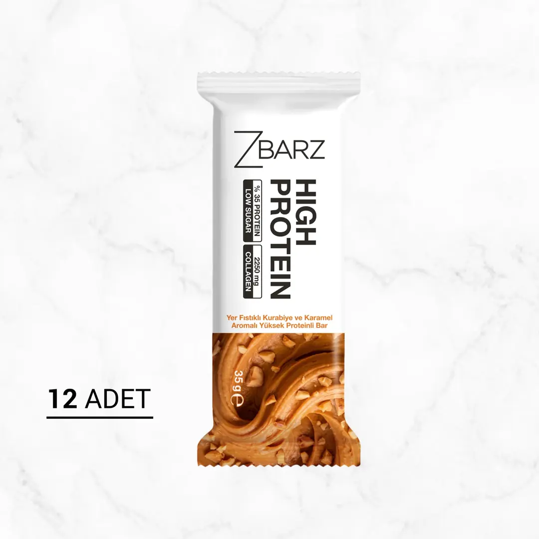 Zbarz Protein Bar Yer Fıstıklı Kurabiye ve Karamel Aromalı