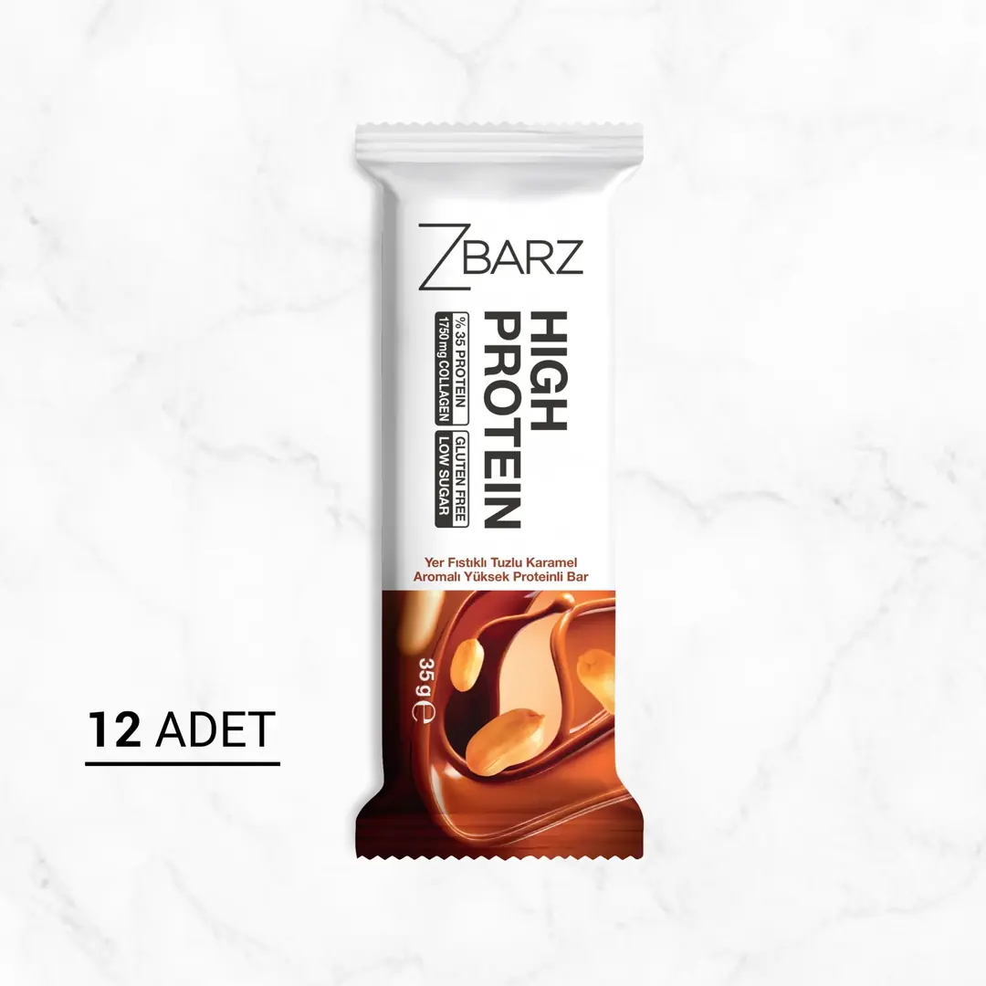 Zbarz Protein Bar Tuzlu Karamel Yer Fıstığı