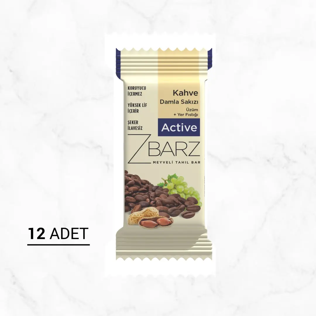 Zbarz Active Bar Kahve Damla Sakızı