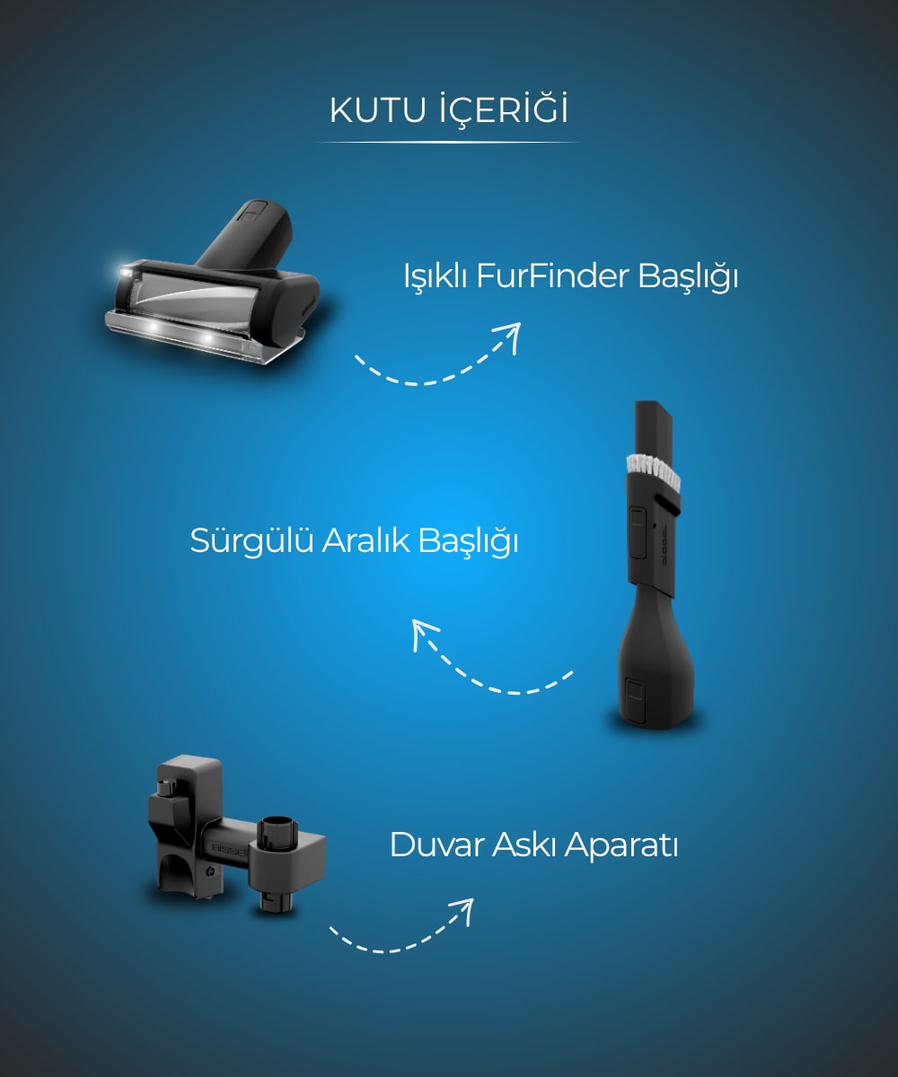 FurFinder Pro Kablosuz Dikey Süpürge