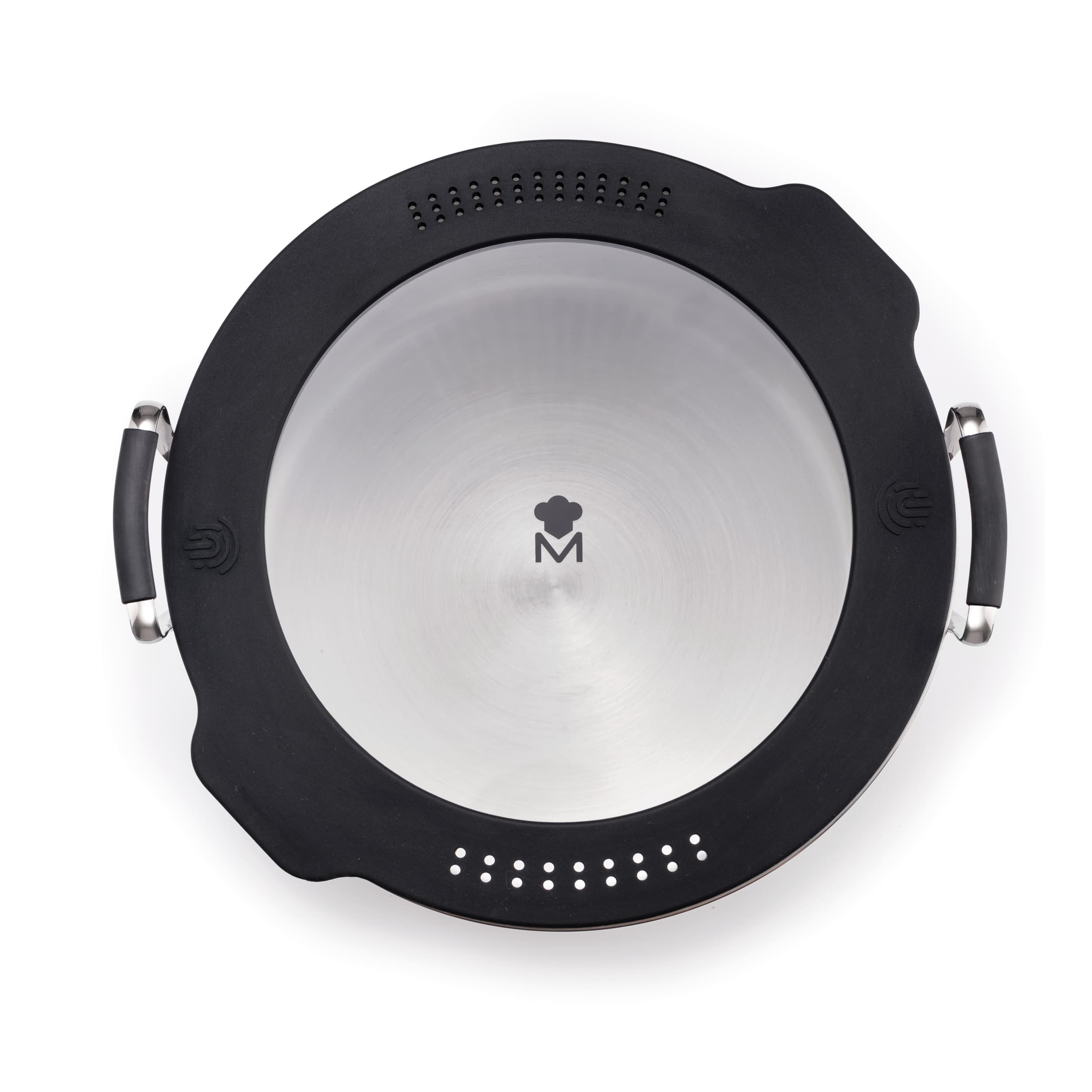 MasterPro Paslanmaz Çelik Tencere | İndüksiyonlu | İç içe geçme özellikli | Çok fonksiyonlu tencere kapaklı | 24 cm | Smart serisi | 3779