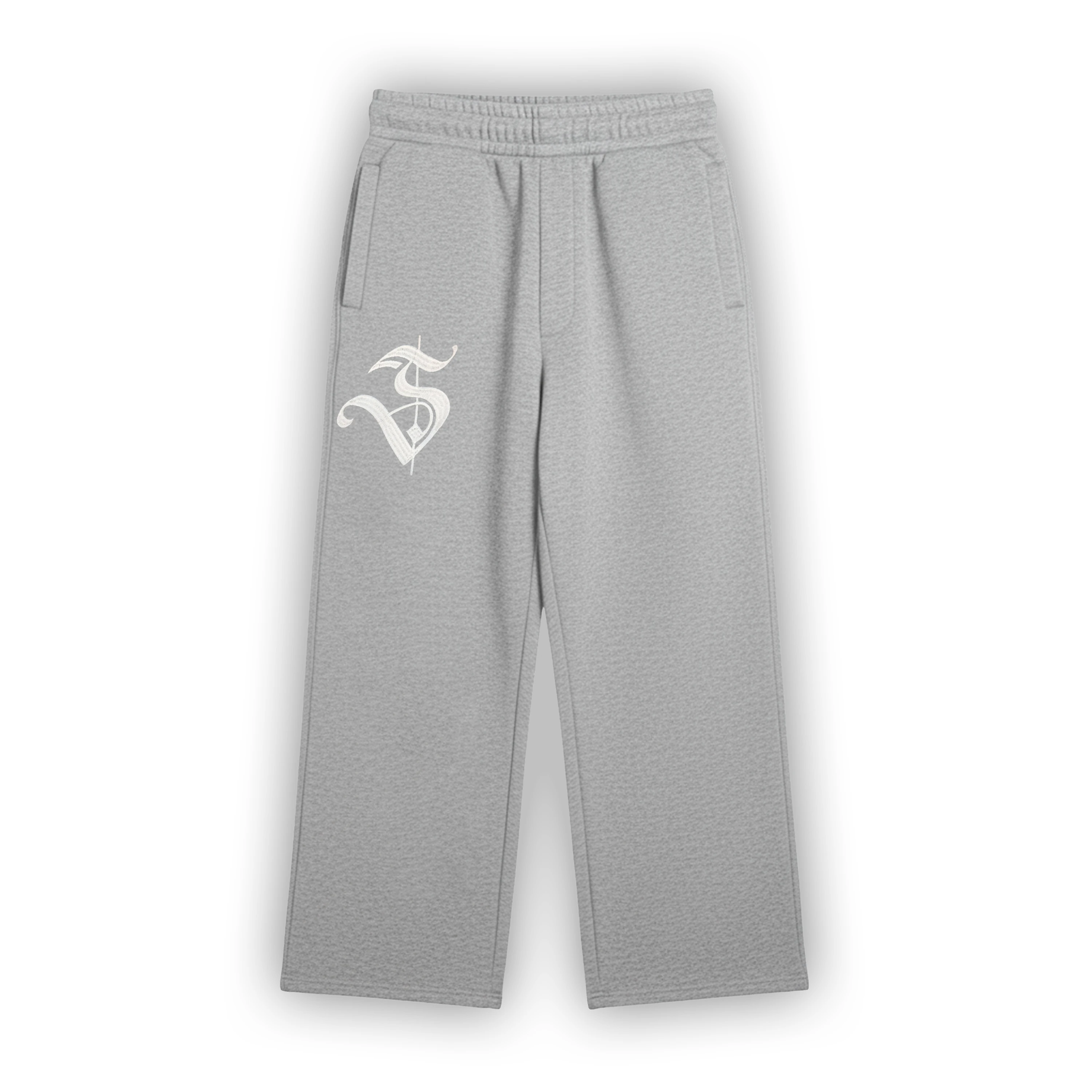 Crest Embroidery Sweatpants