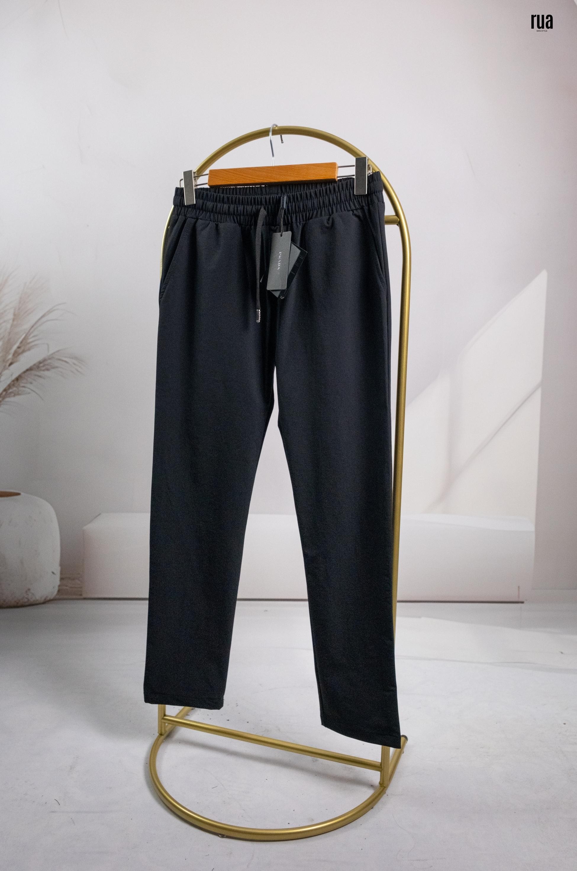 Prada Paraşüt Kumaş Pantolon Siyah