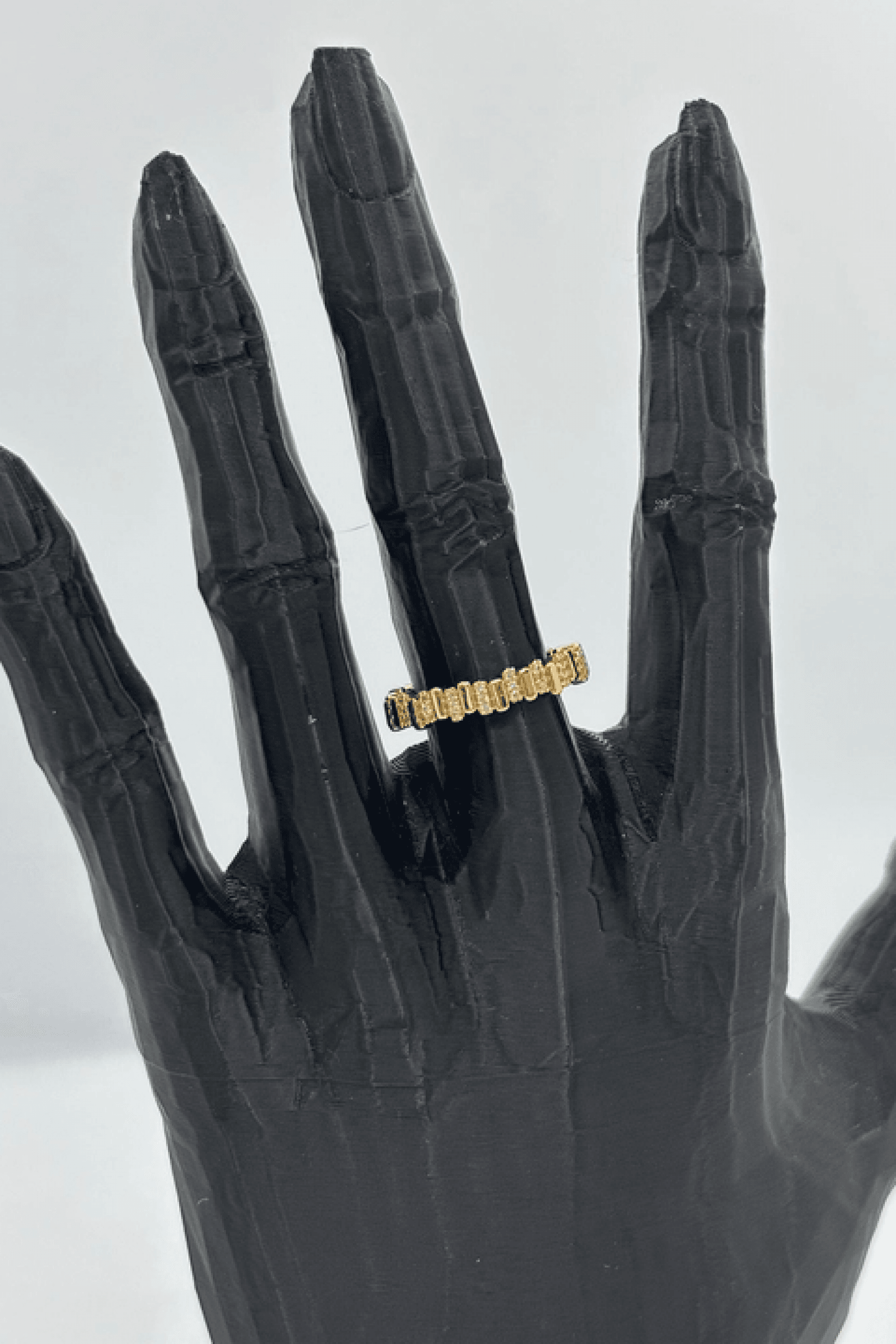 Gold Baguette Yüzük
