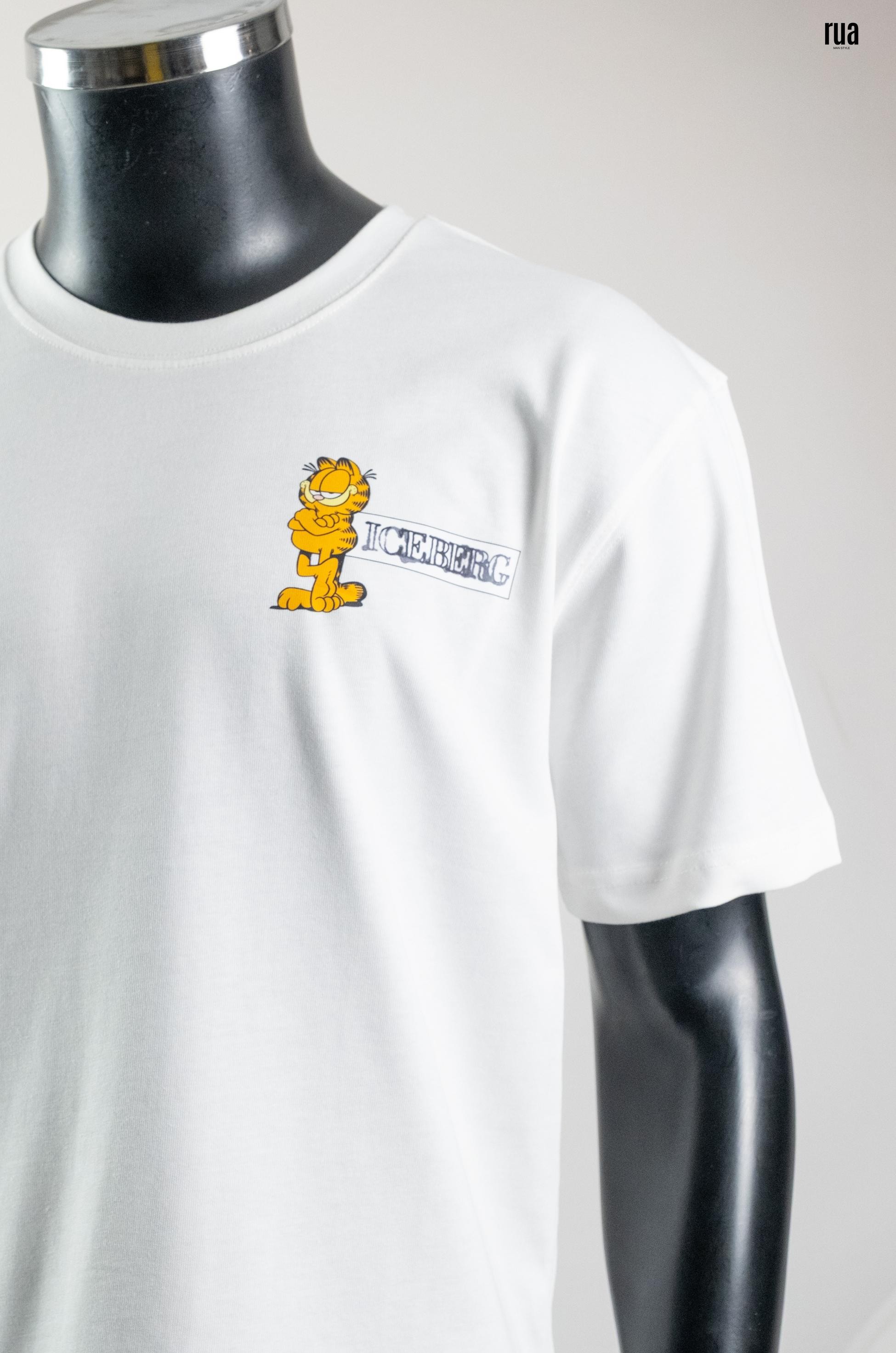 Iceberg Garfield Baskılı Tişört Beyaz