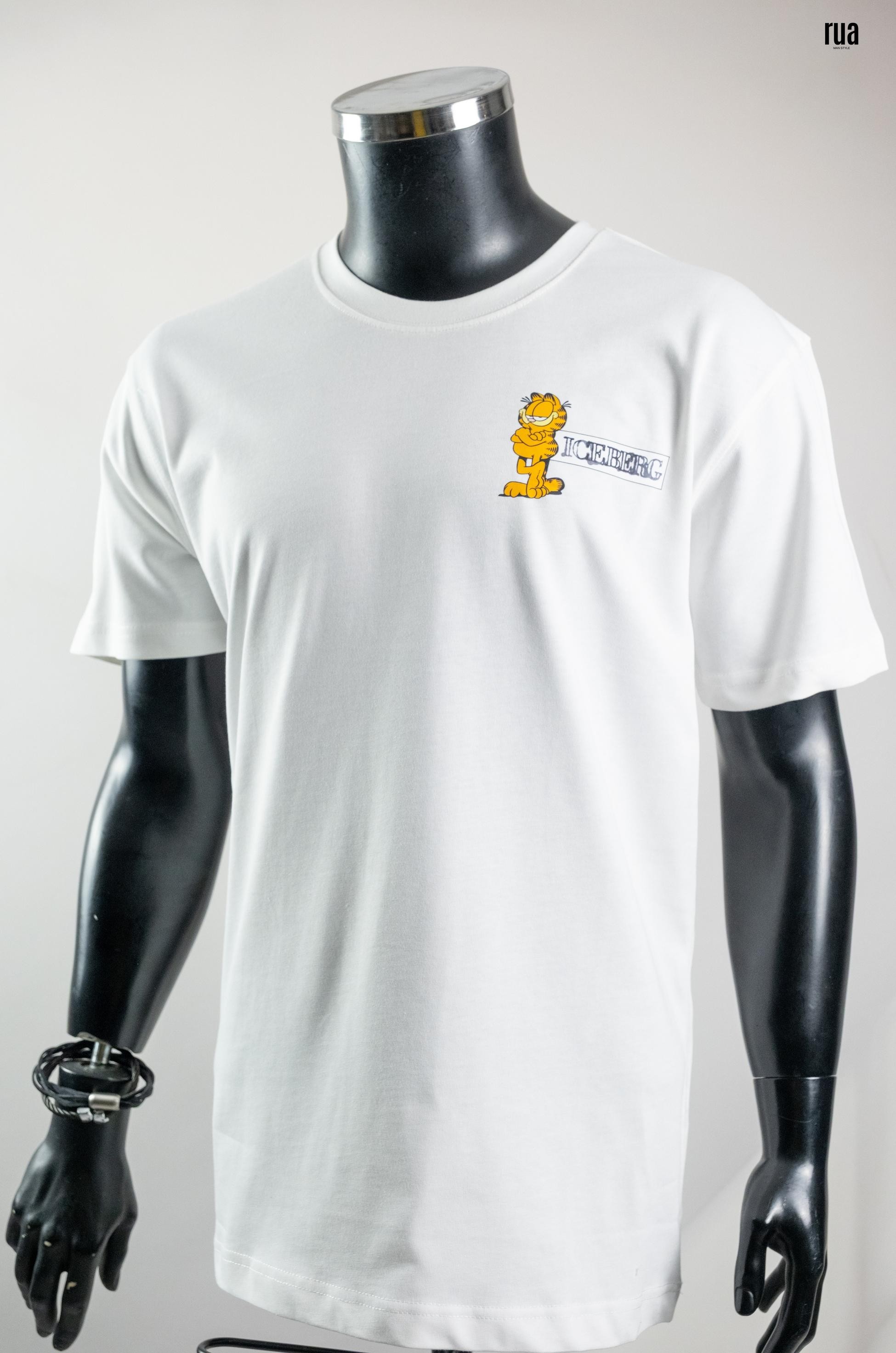 Iceberg Garfield Baskılı Tişört Beyaz