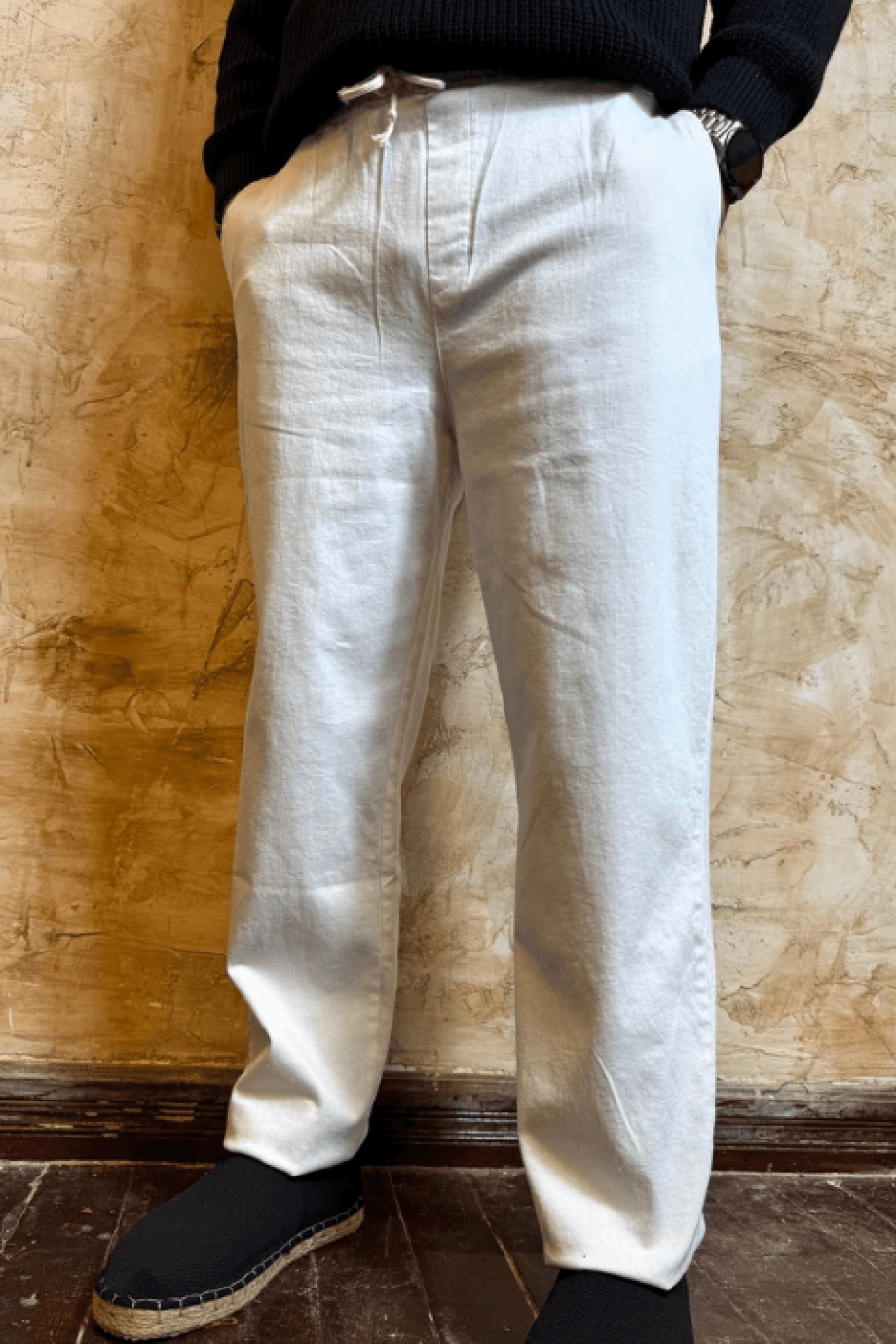 BEL LASTİK KOT PANTOLON