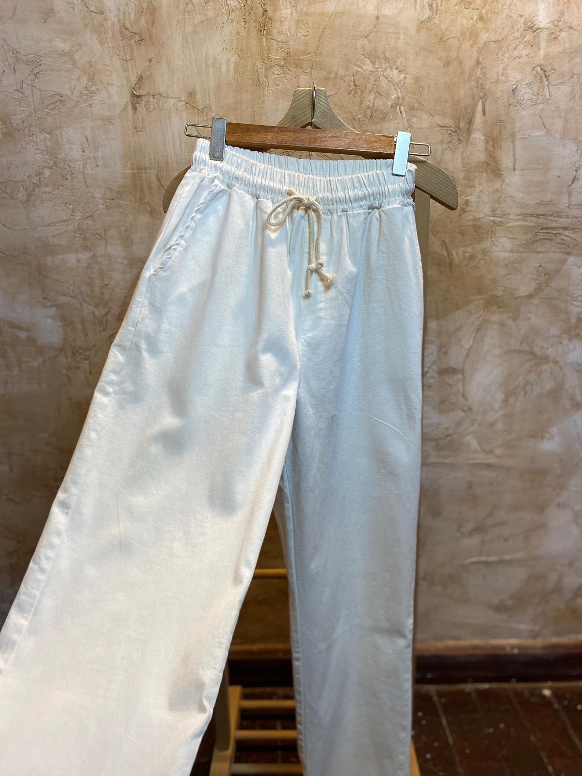 BEL LASTİK KOT PANTOLON