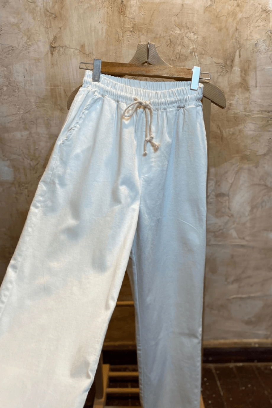 BEL LASTİK KOT PANTOLON