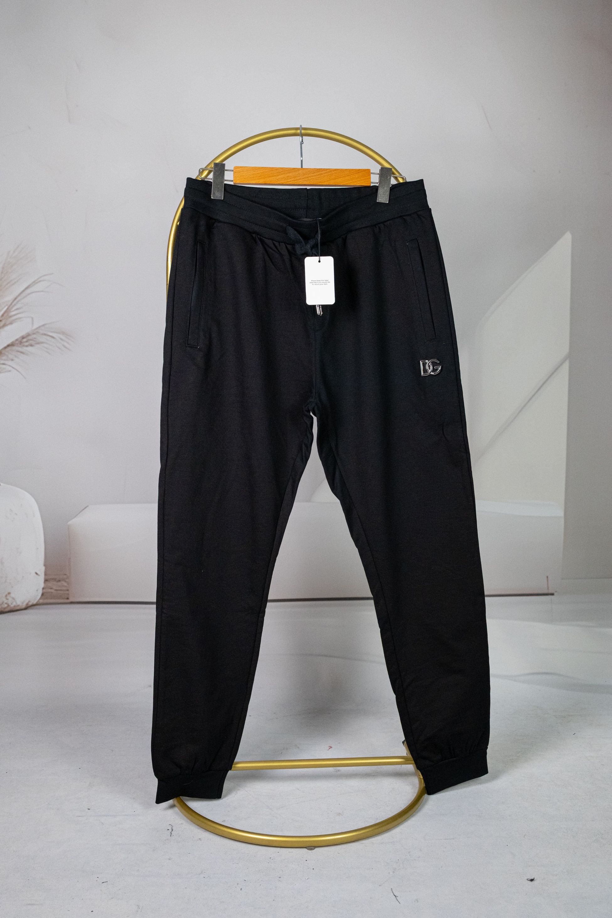 Dolce Gabbana Siyah Marka Logolu Eşofman Altı