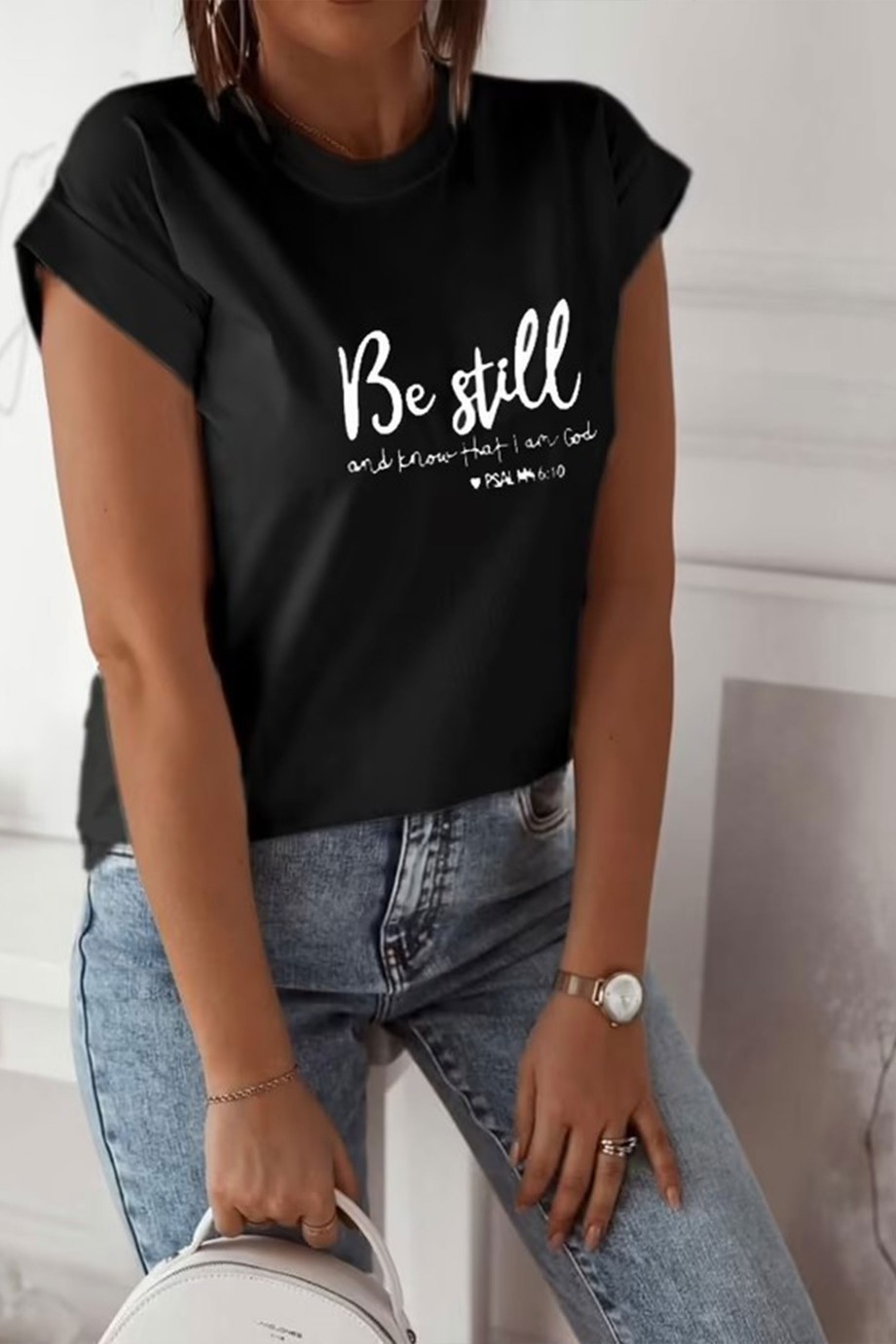 BE STİLL TİŞÖRT-SİYAH