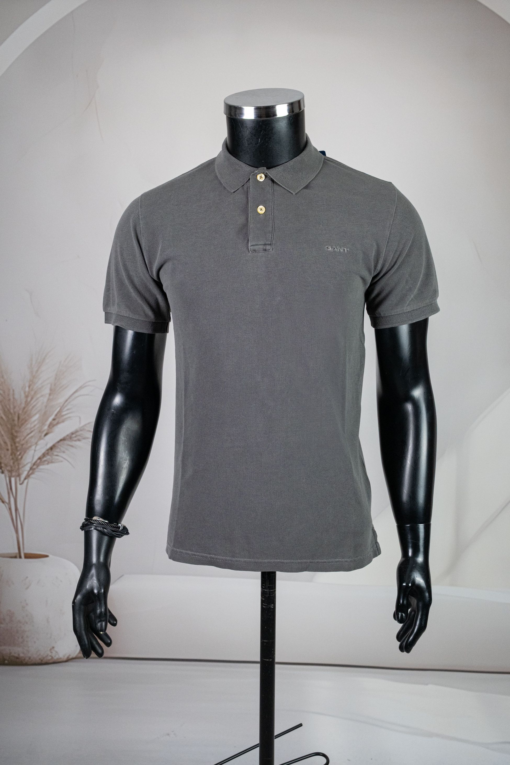 Gant Polo Yaka Gri Tişört