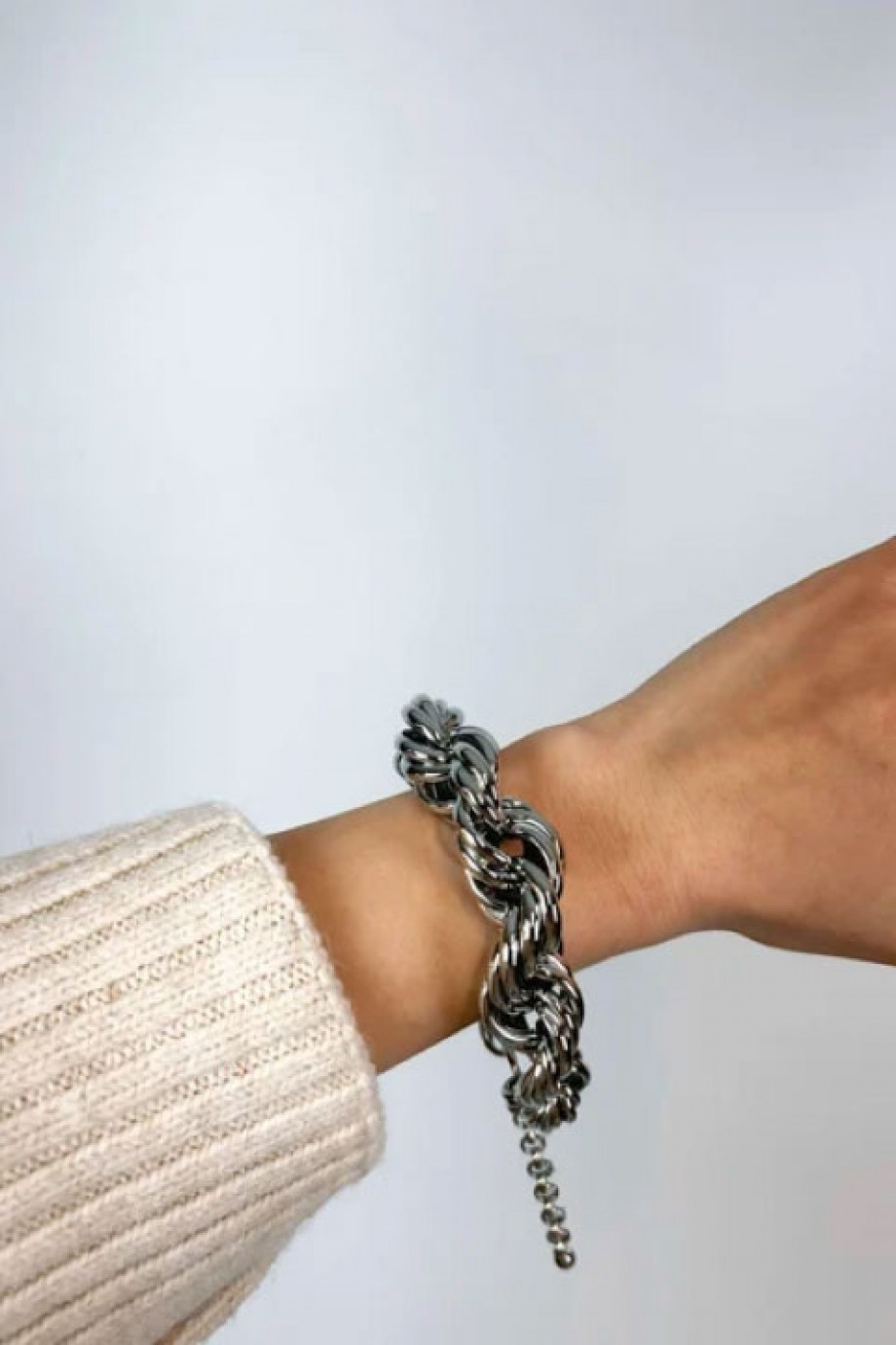 Argent Twist Tasarım Bileklik