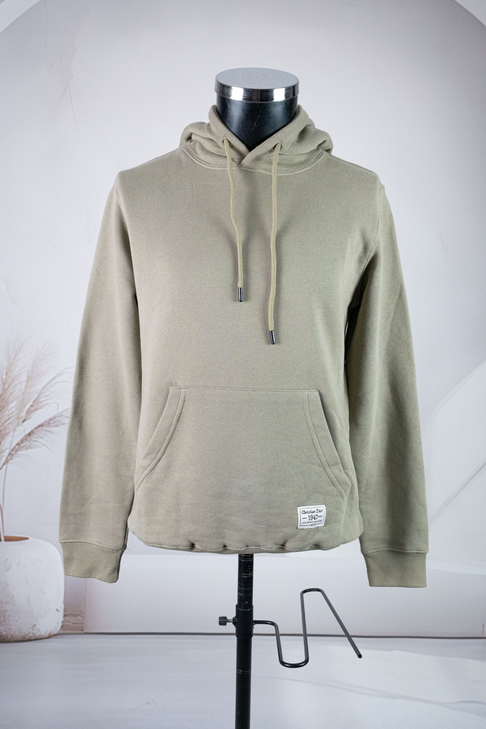 Dior Haki Kapşonlu Sweatshirt