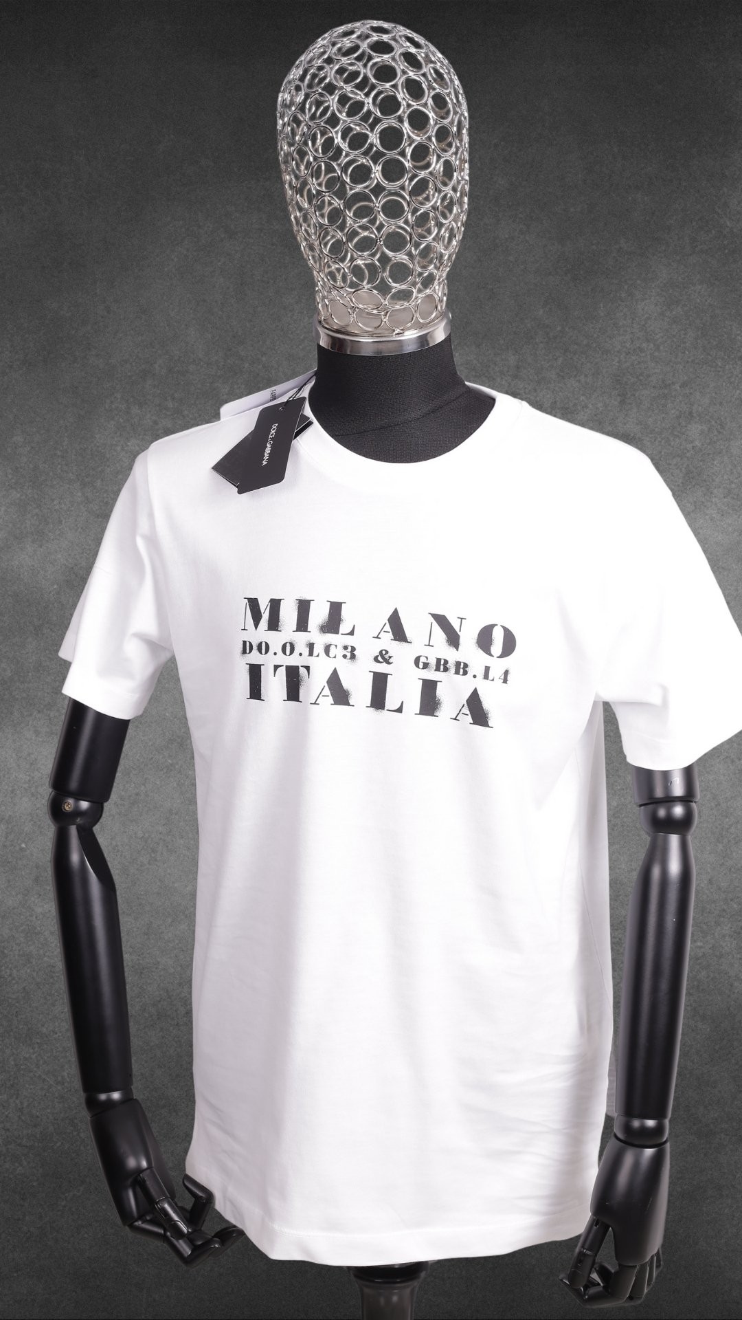 Sıfır Yaka Milano Baskılı Tişört