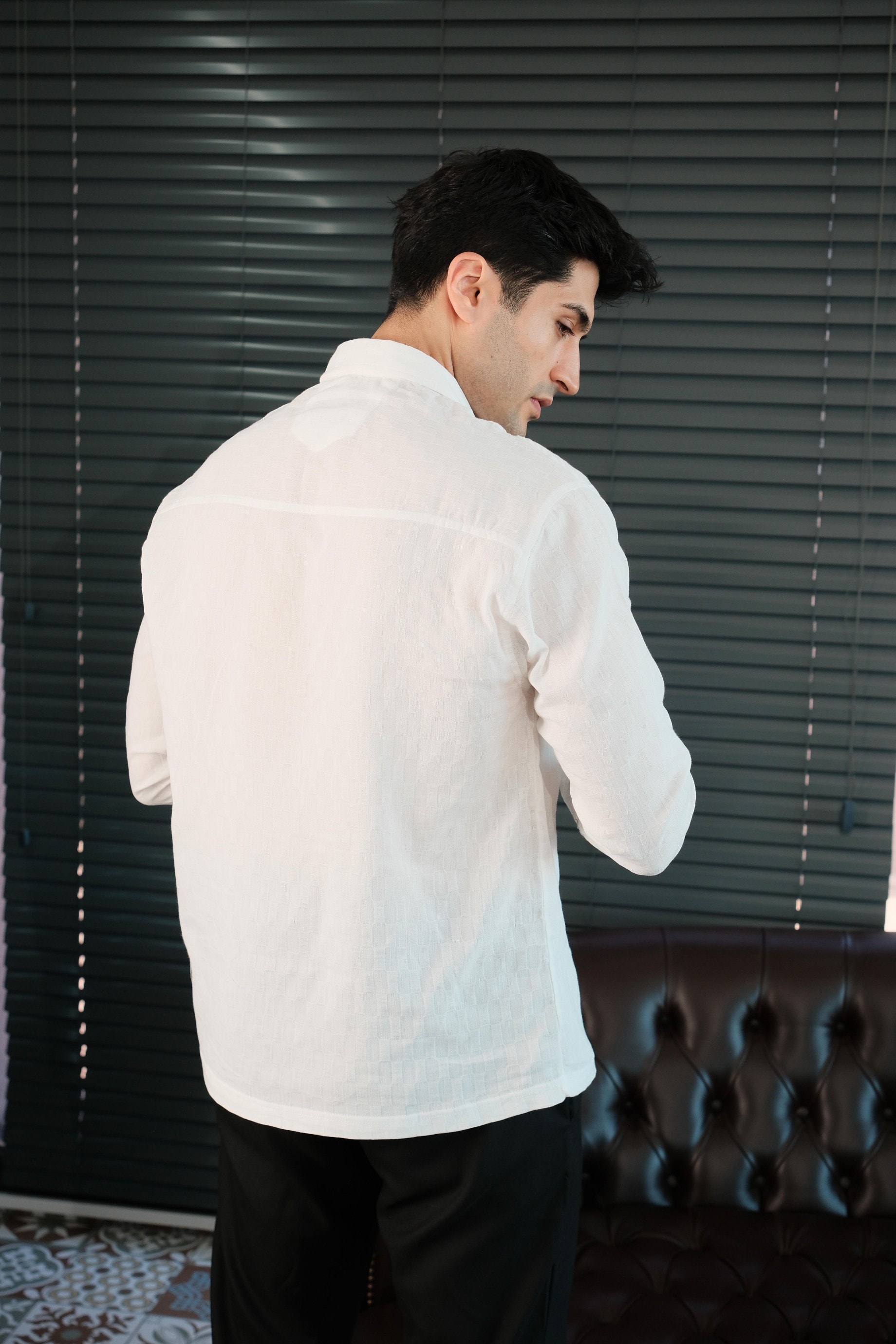 Beyaz Oversize Gömlek