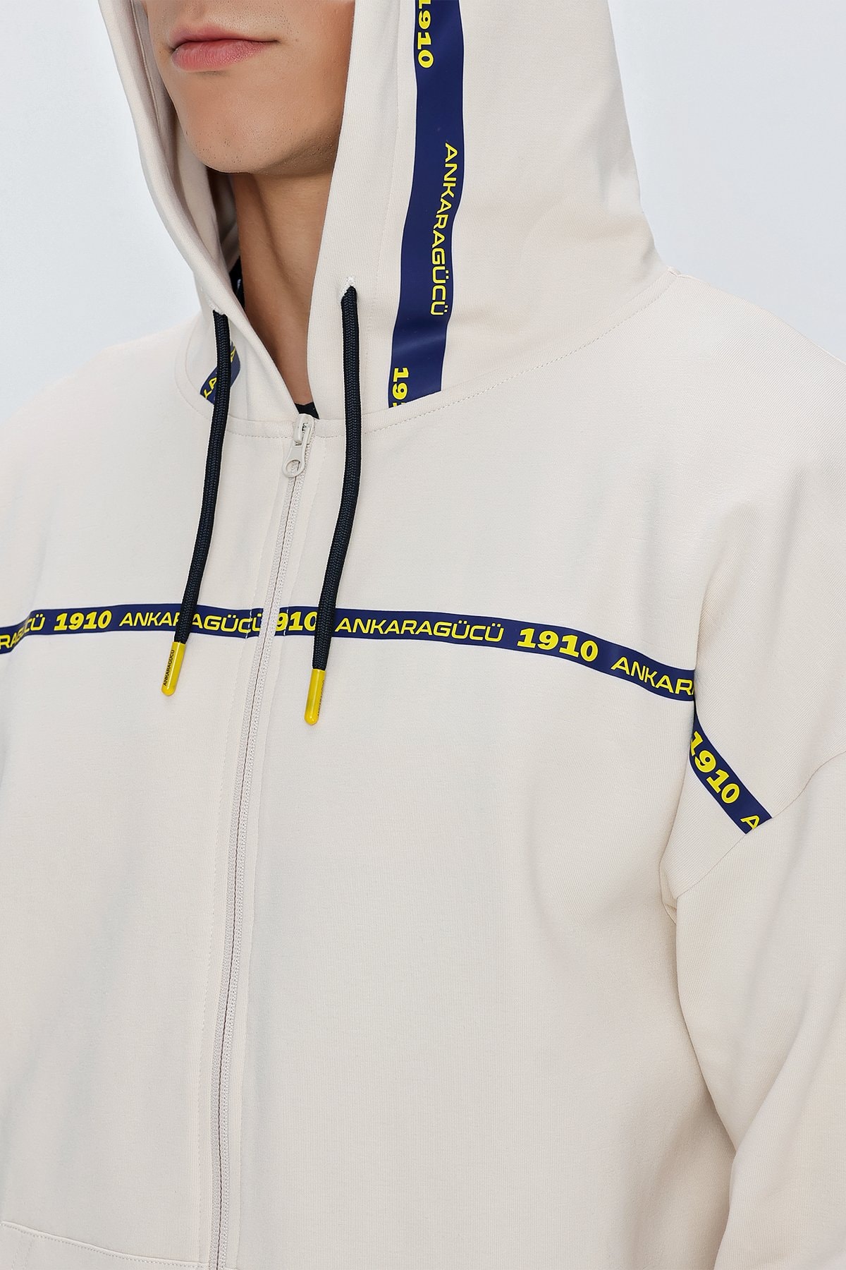 ANKR-0021 SİNCE ERK.EKRU DOUBLE FACE SWEAT