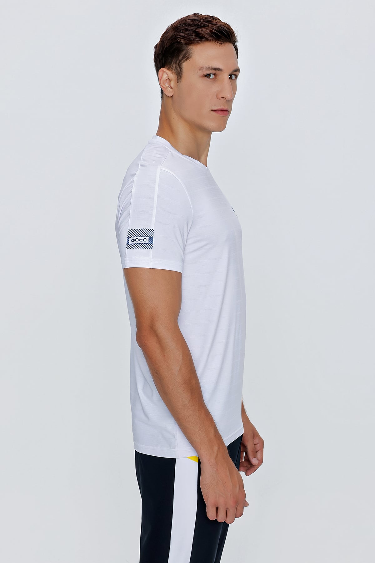 ANKR-0047 SİNCE ERK.BEYAZ ÇİZGİLİ BASIC T-SHIRT