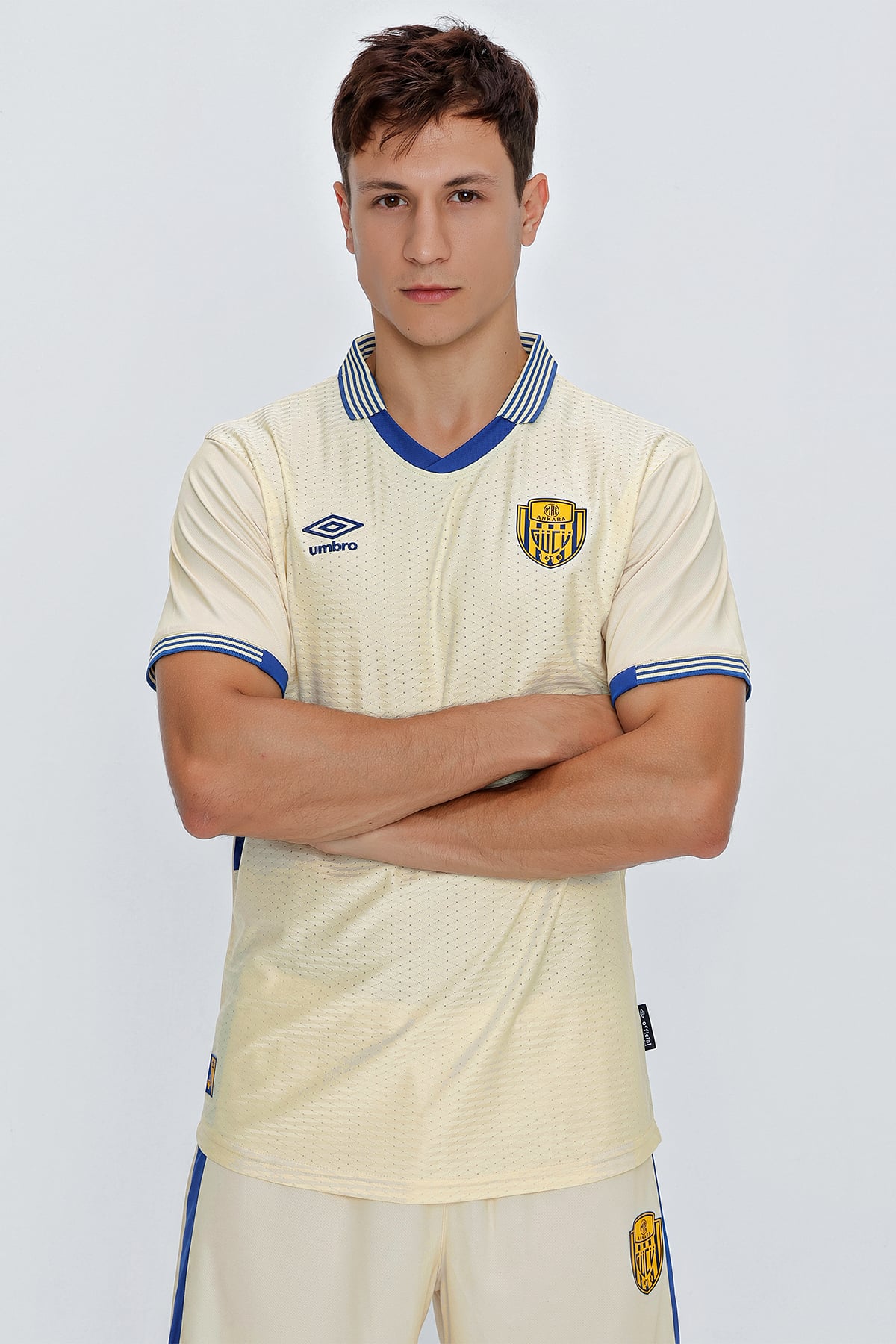 TE-0162 Umbro Ankaragucu Match Shorts Wheat