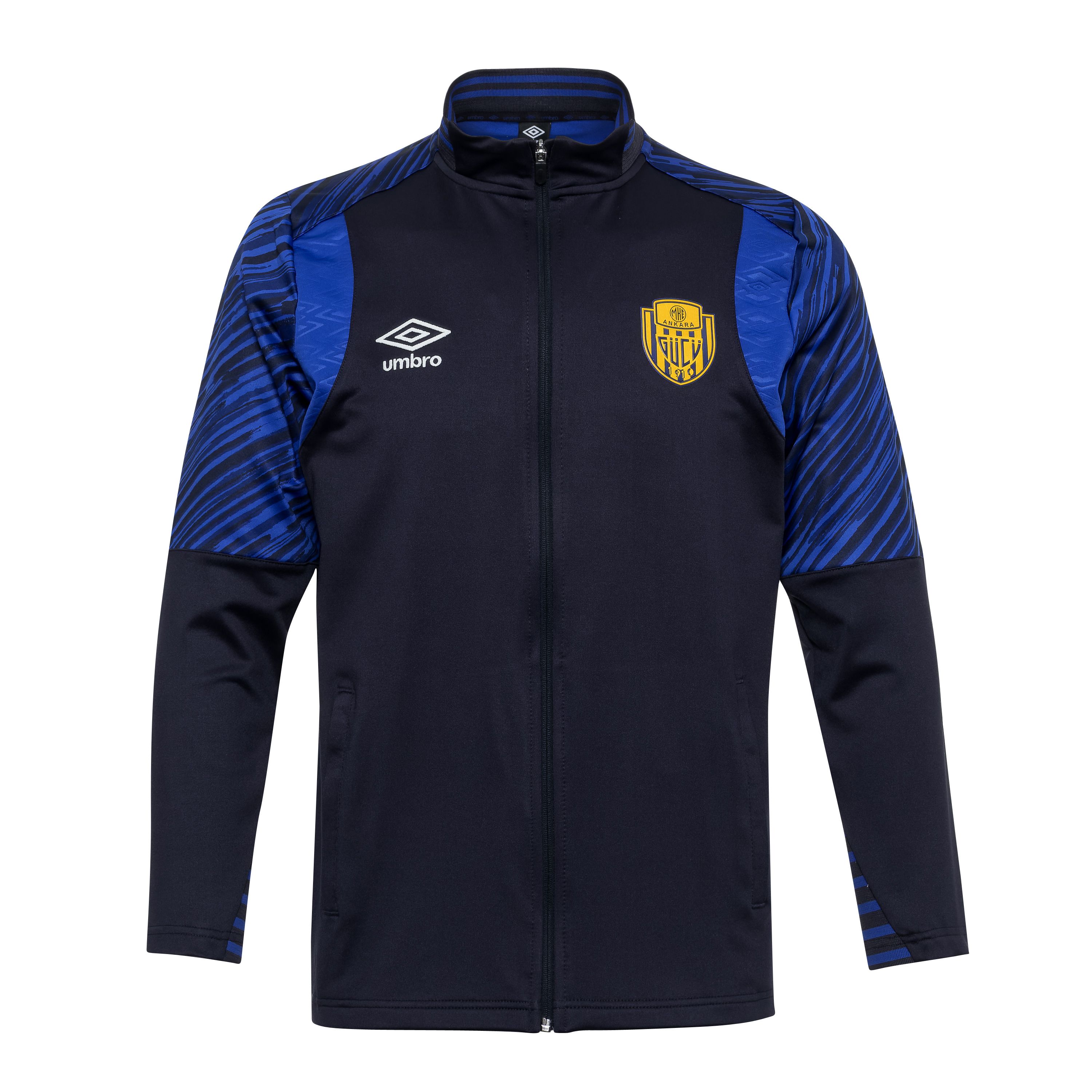 TC-0207 UMBRO PLUS CAMP JACKET D.BLUE