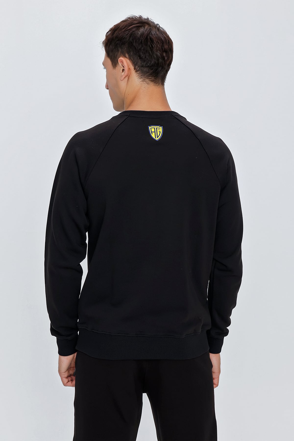 ANKR-0011 SİNCE ERK.SİYAH SIFIR YAKA SWEAT
