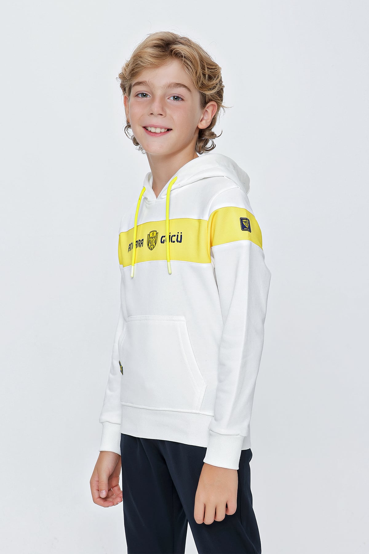 ANKR-00052 SİNCE ÇOCUK EKRU BÜKÜMLÜ SWEAT