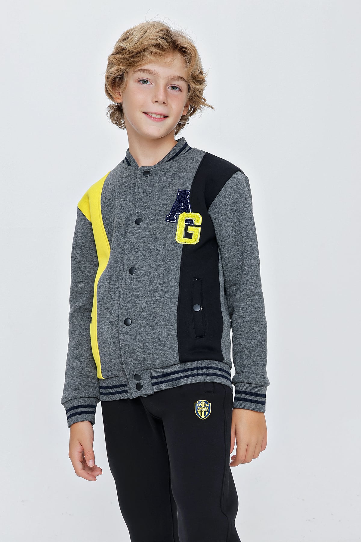 ANKR-0062 SİNCE ÇOCUK GRİ KOLEJ MONT