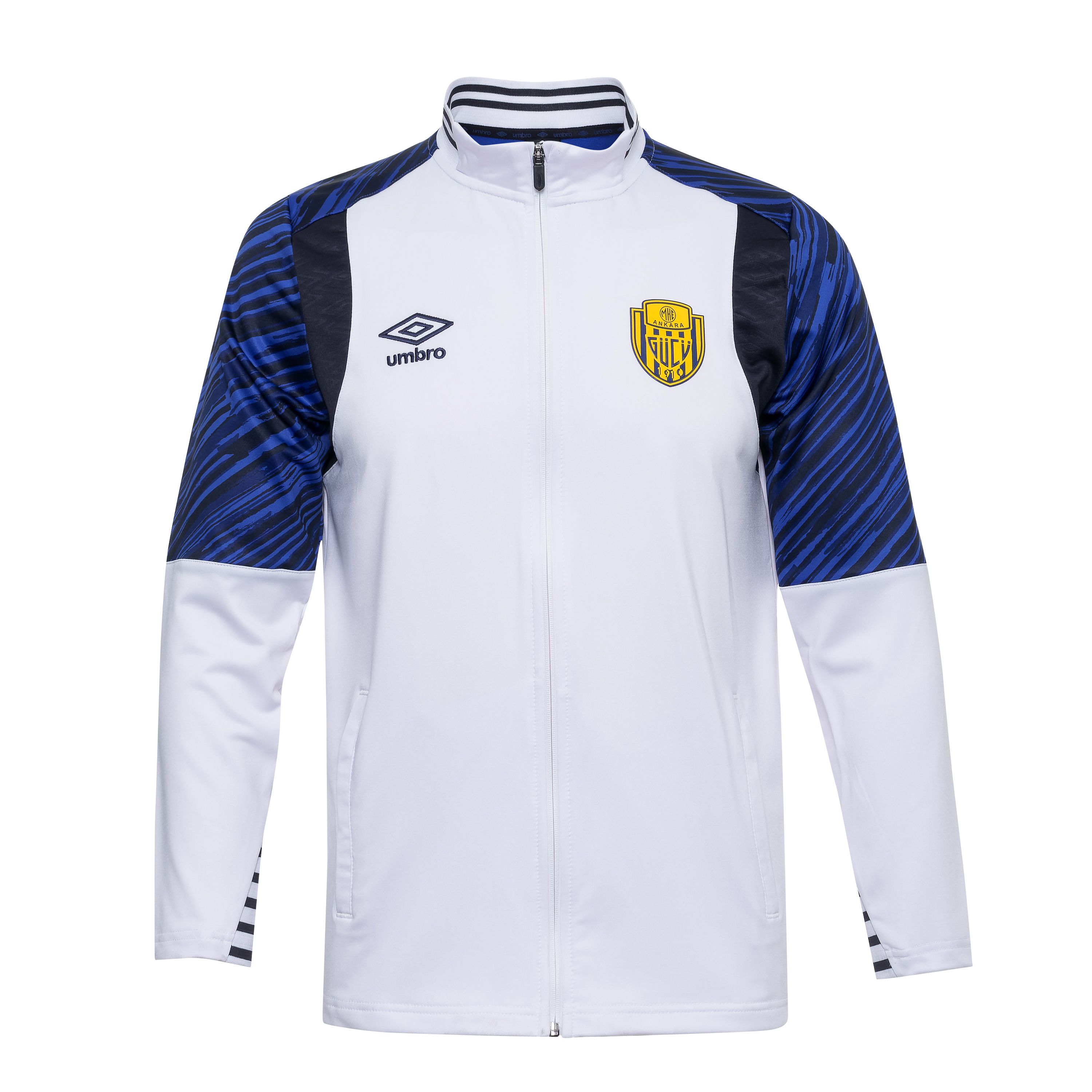 TC-0207 UMBRO PLUS CAMP JACKET WHITE