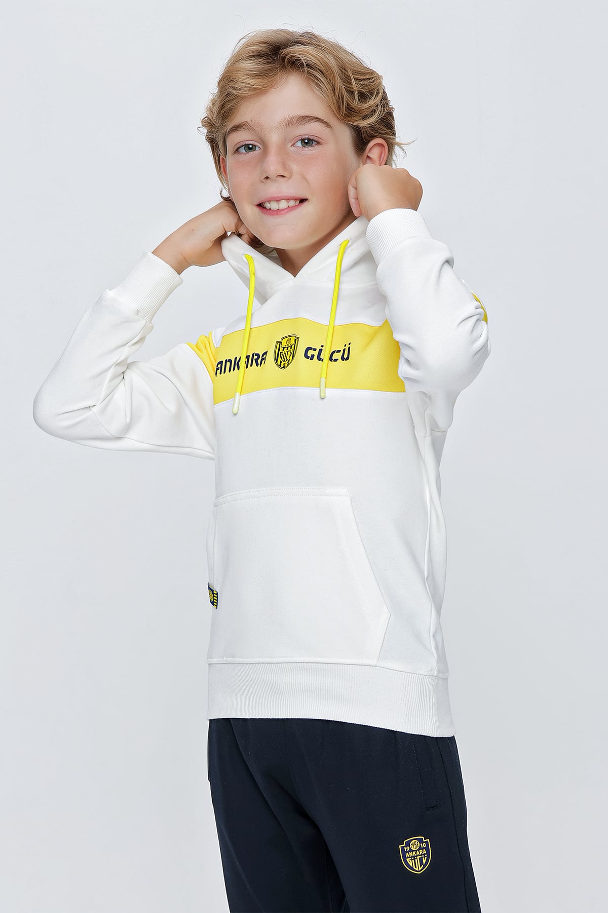 ANKR-00052 SİNCE ÇOCUK EKRU BÜKÜMLÜ SWEAT