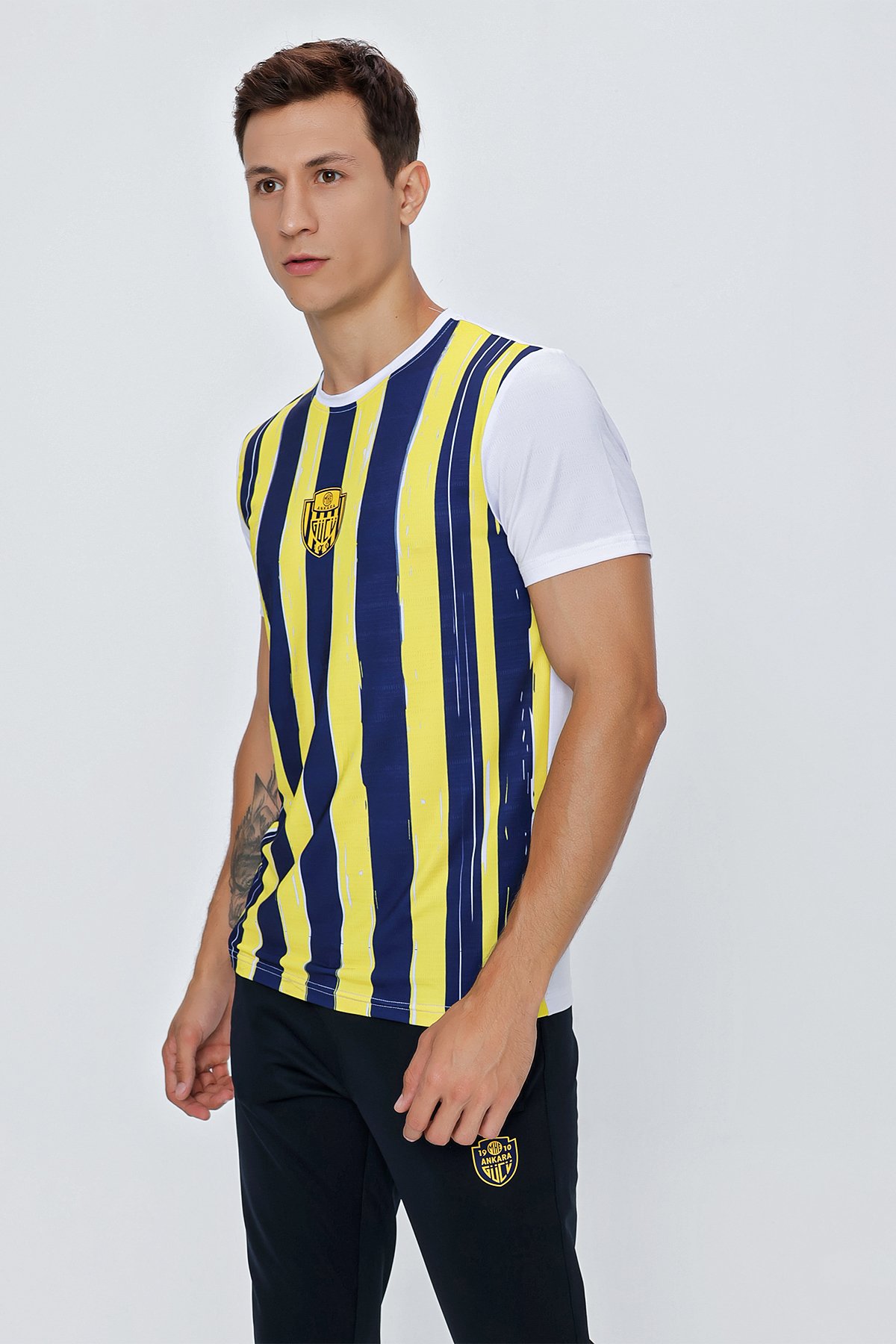 ANKR-0041 SİNCE ERKEK ÇUBUKLU T-SHIRT
