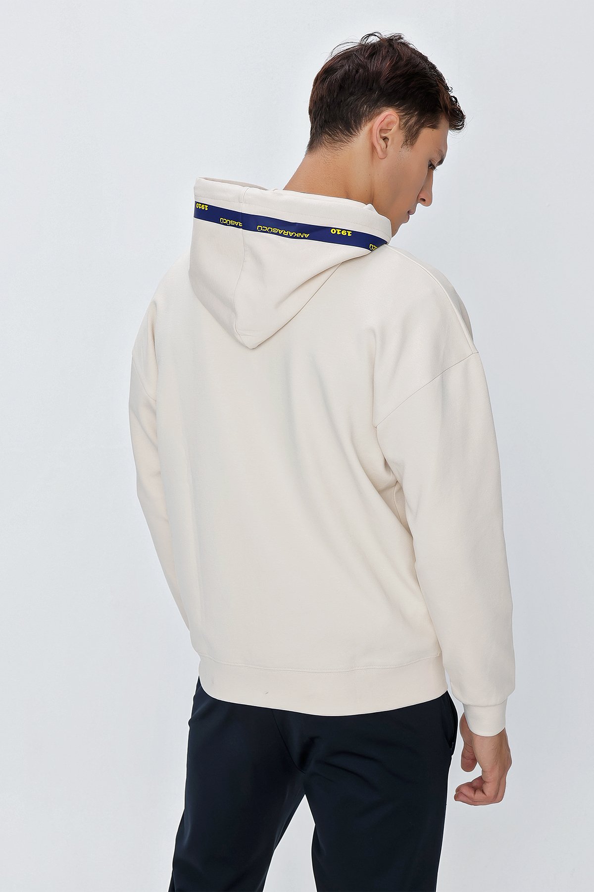 ANKR-0021 SİNCE ERK.EKRU DOUBLE FACE SWEAT