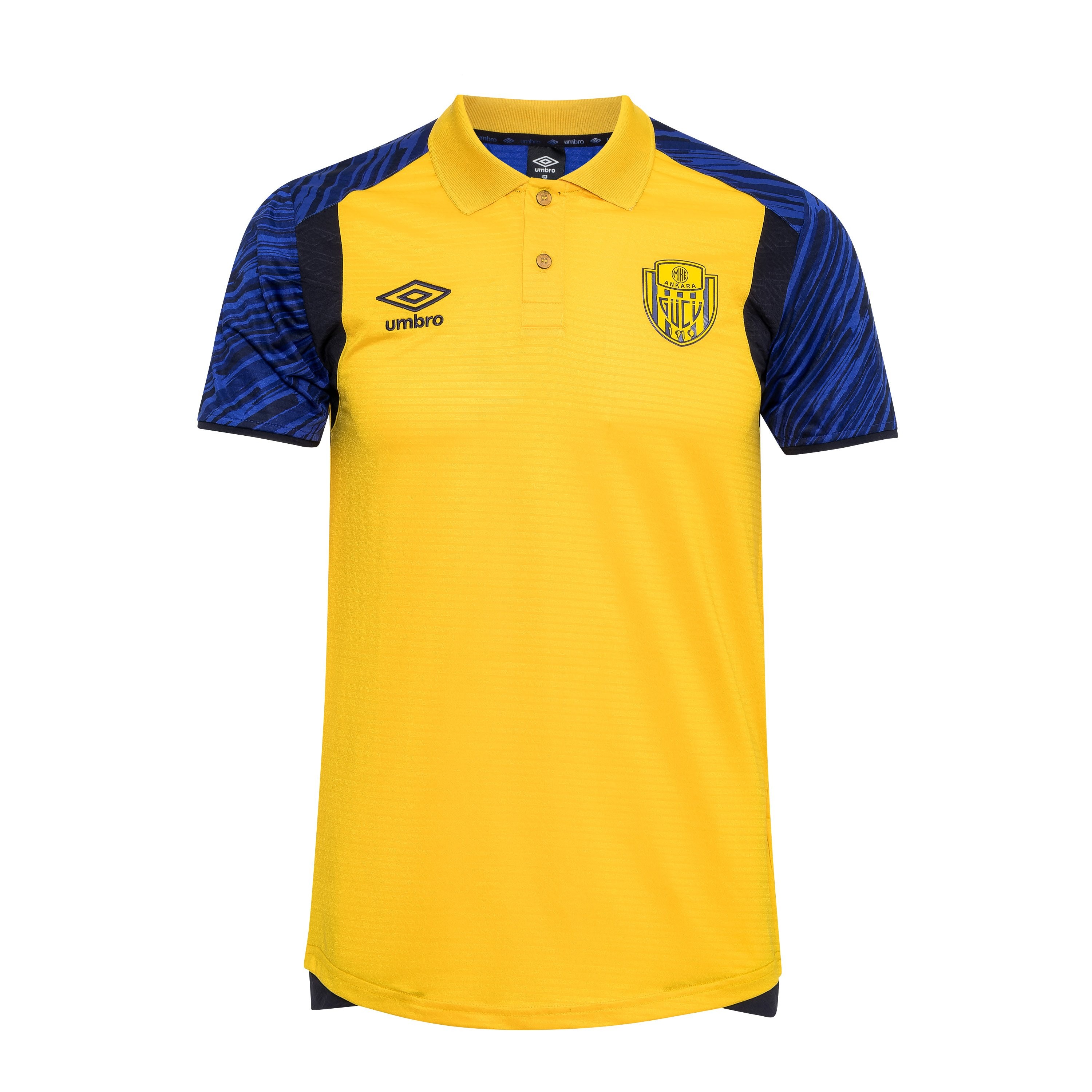 TF-0431 UMBRO PLUS CAMP TSHIRT YELLOW