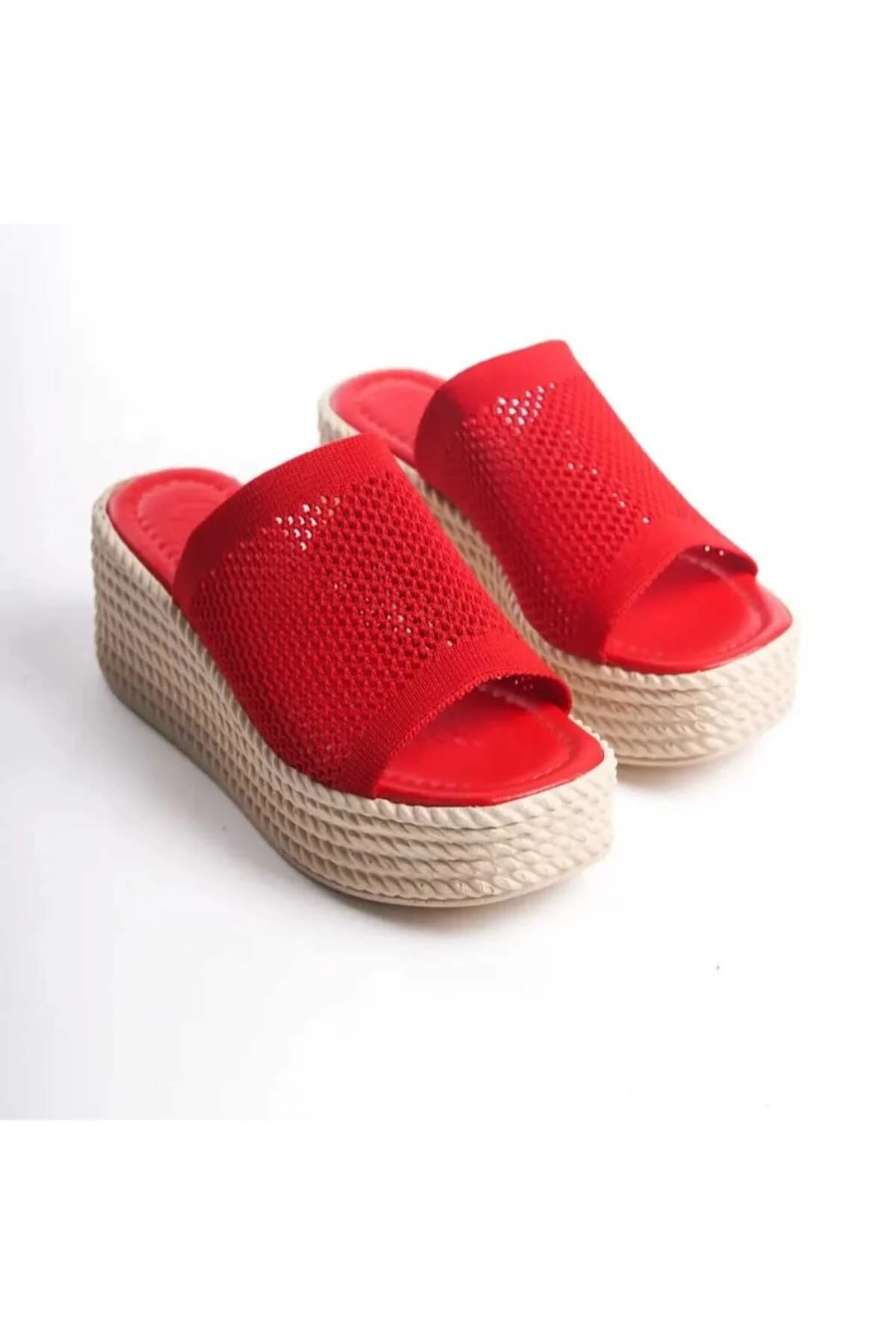 dolgu topuklu terlik