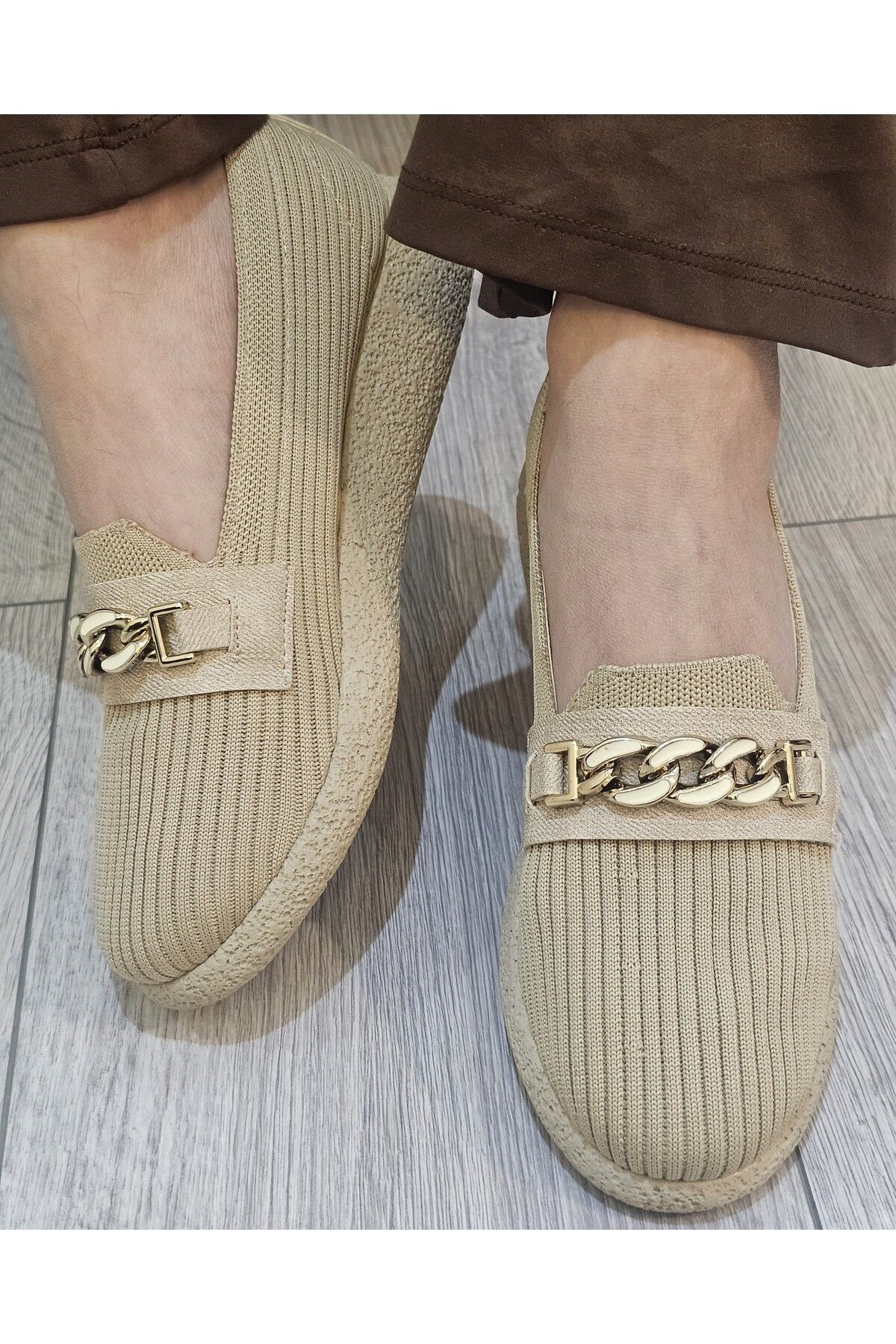 Triko Örme Rahat Günlük Ortopedik Hafif Babet