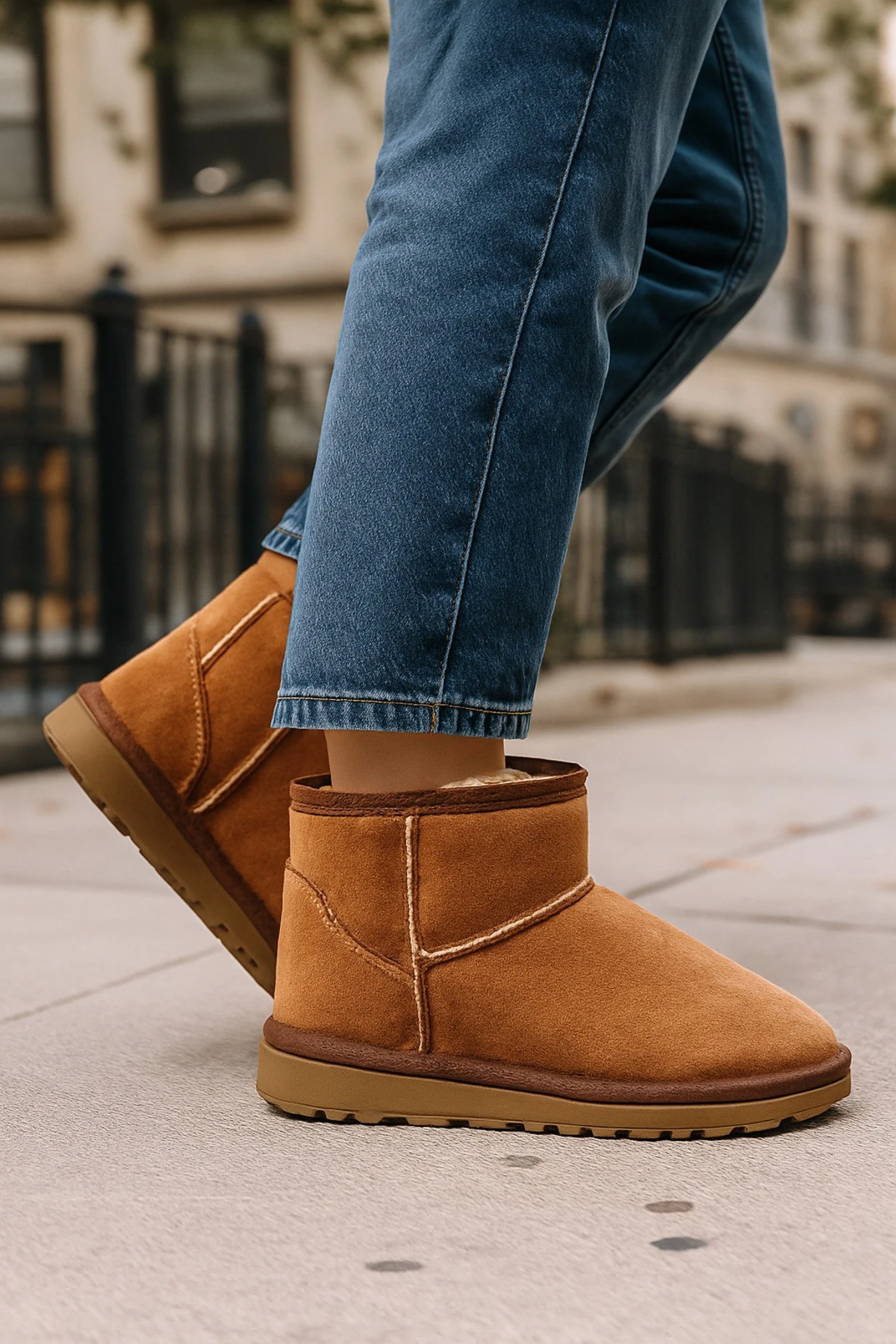 Ultra Mini Kürklü Classic Mini II 1016222 CHE Kadın Bot